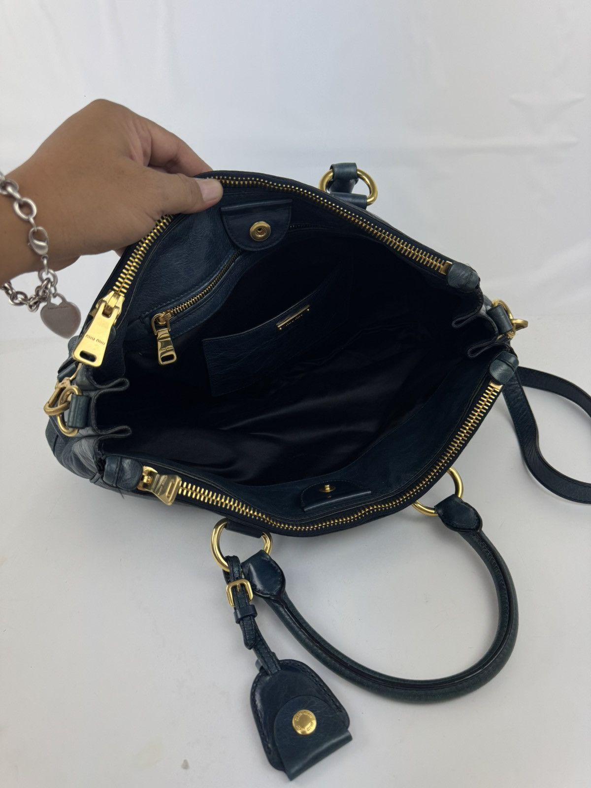 Miu Miu Miu Miu Vitello shine tote bag Size ONE SIZE - 6 Thumbnail
