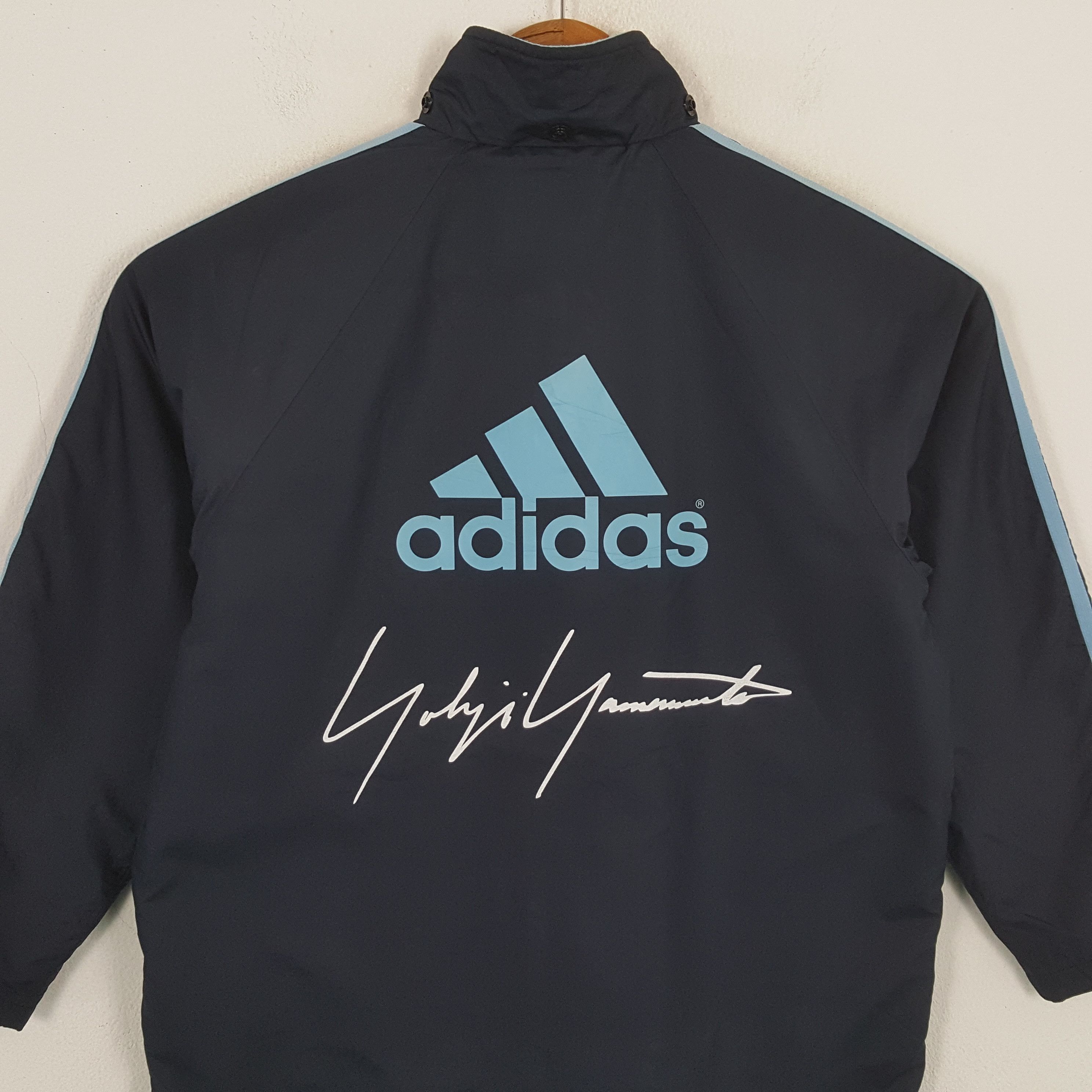 Adidas × Vintage × Yohji Yamamoto Vintage ADIDAS x YOHJI YAMAMOTO Designer Custom Long Jacket Size US M / EU 48-50 / 2 - 2 Thumbnail