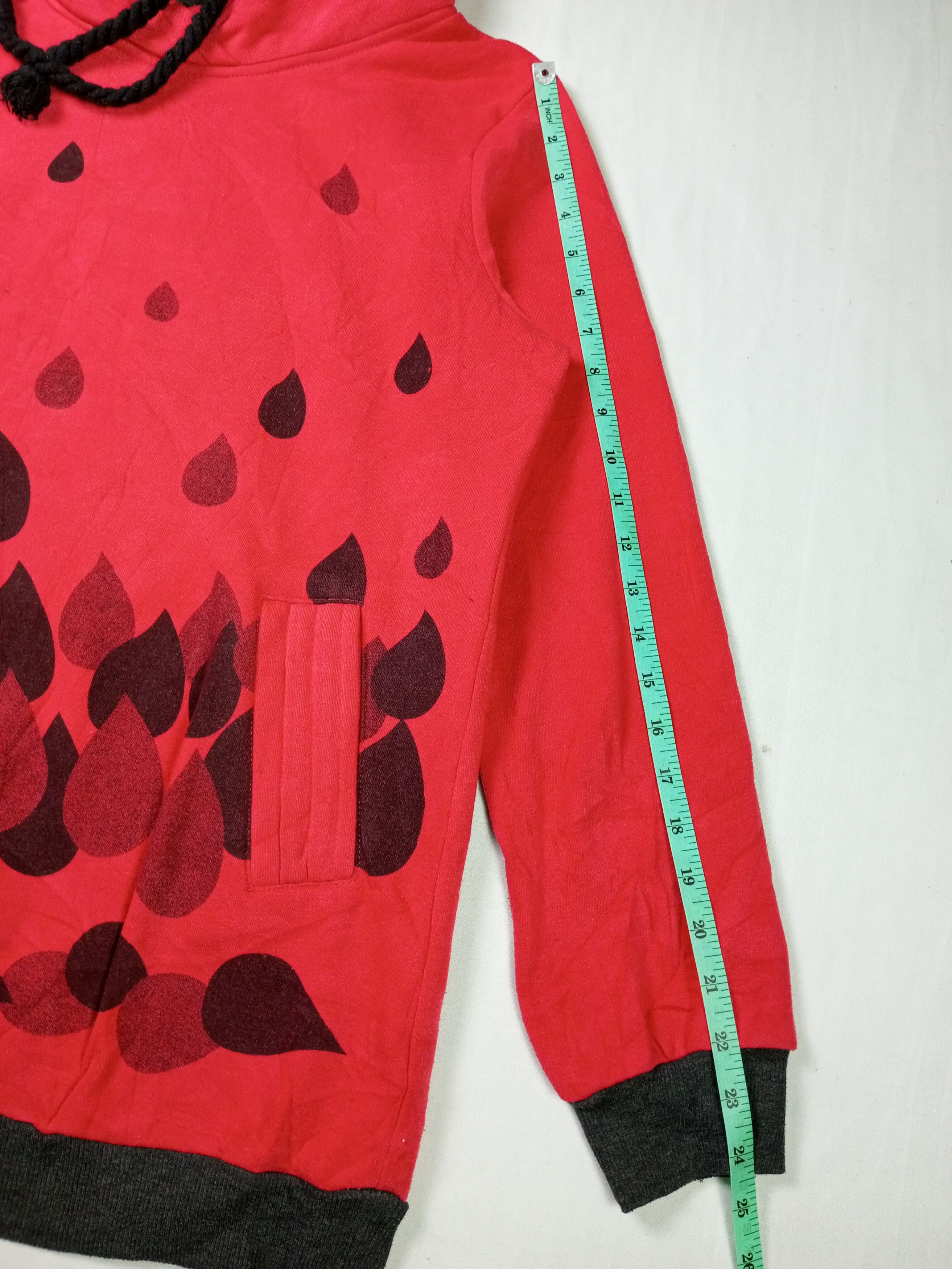 Hysteric Glamour × Japanese Brand Faded Japanese Brand Red Hoodie Turtle Neck Size US L / EU 52-54 / 3 - 11 Thumbnail