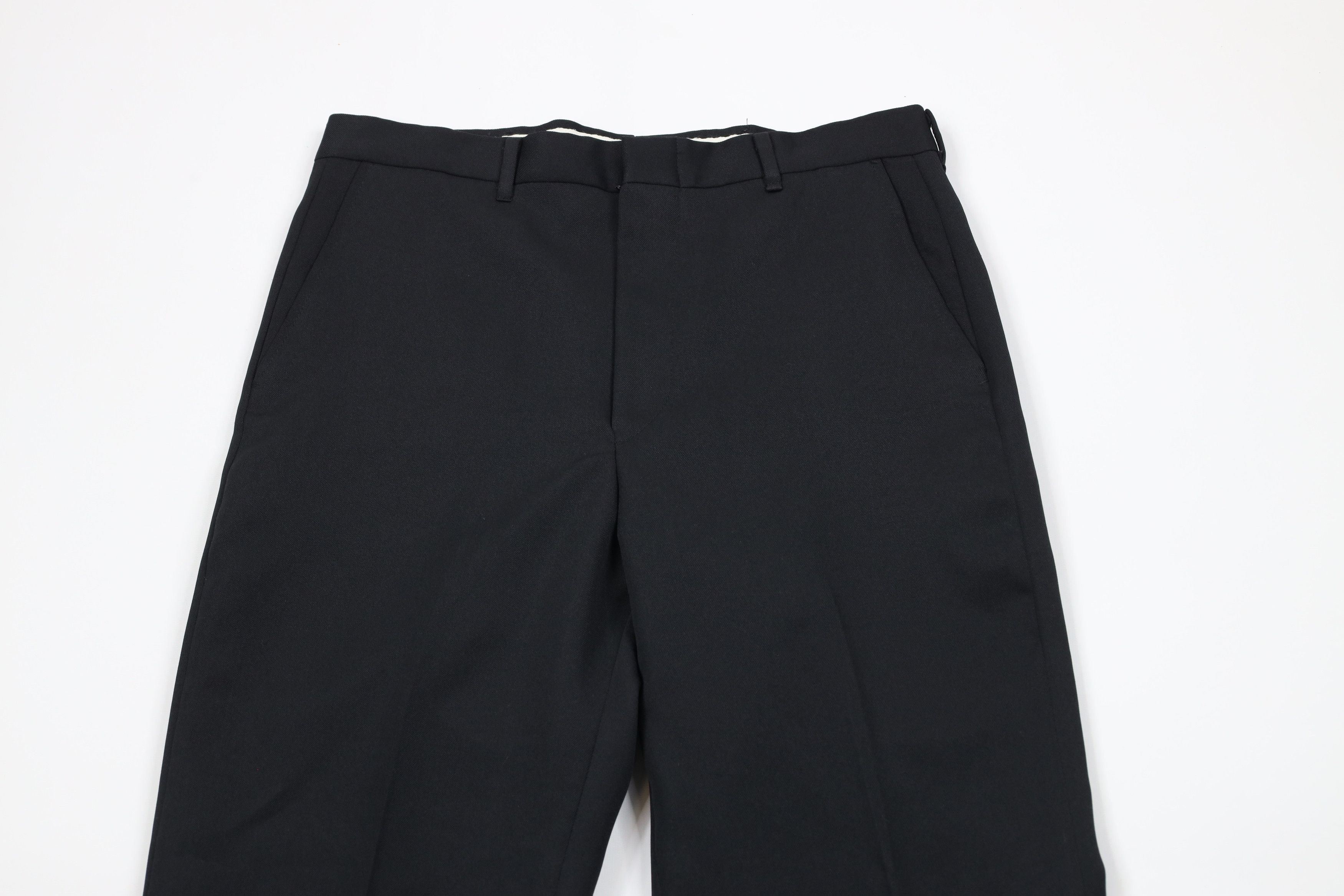 Vintage Vintage 70s Streetwear Flared Chinos Chino Pants Black USA Size US 30 / EU 46 - 2 Thumbnail