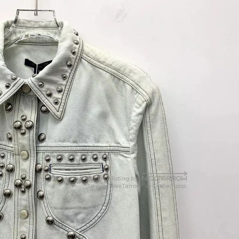 Louis Vuitton Louis Vuitton Light Blue Cotton Dress for Women . Size S / US 4 / IT 40 - 2 Thumbnail