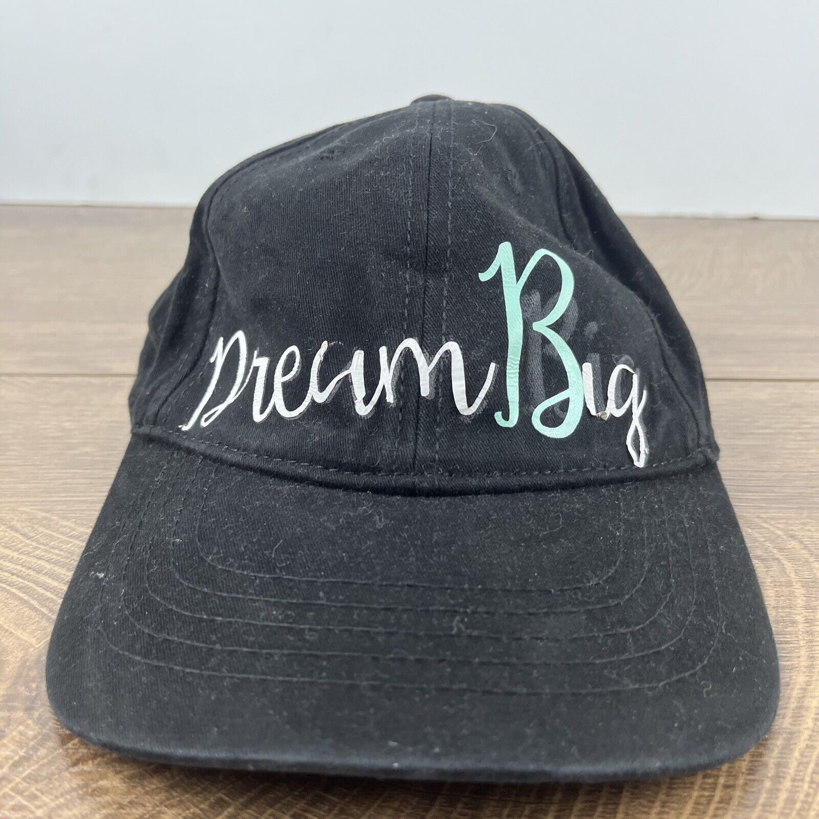 Other Dream Big Hat Black Cap Adjustable Hat Black Adult Fit Hat Size ONE SIZE - 5 Thumbnail