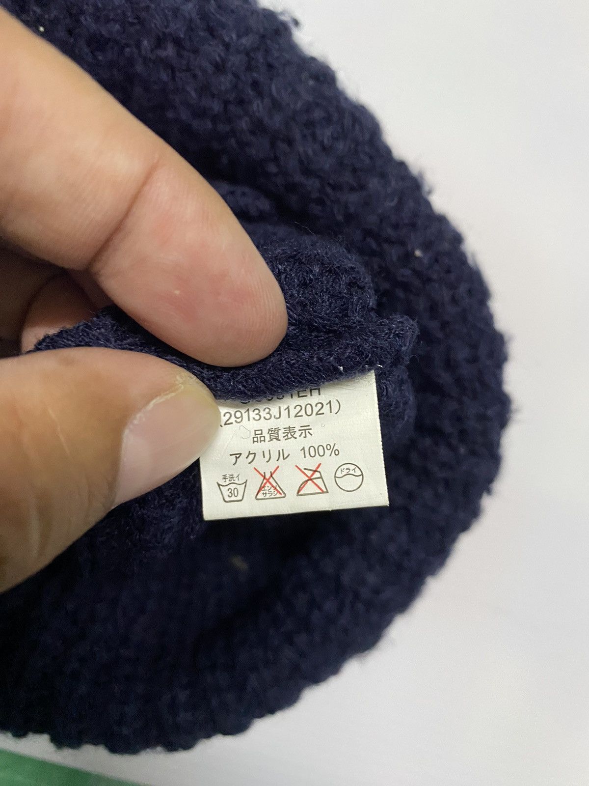 Ben Davis Ben Davis Small Patches Knitted Beanie Hat Size ONE SIZE - 4 Thumbnail