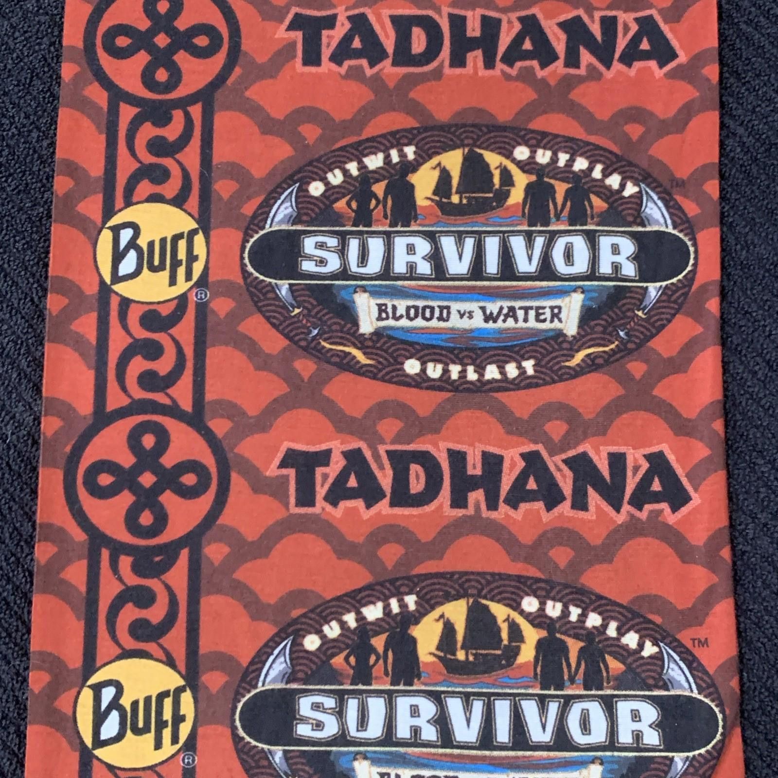 Other Survivor Blood vs Water Tadhana Buff Red Season 27 MINT Size ONE SIZE - 3 Thumbnail
