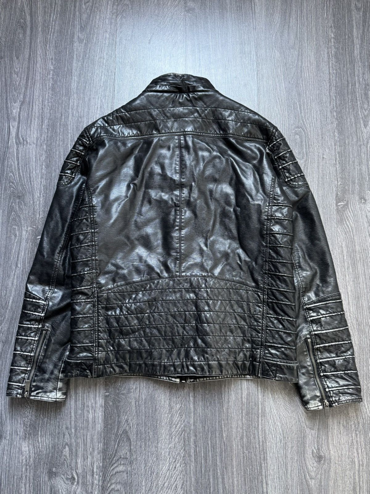Japanese Brand Y2K Vintage Japanese Washed Diesel Style Jacket Size US XL / EU 56 / 4 - 8 Thumbnail