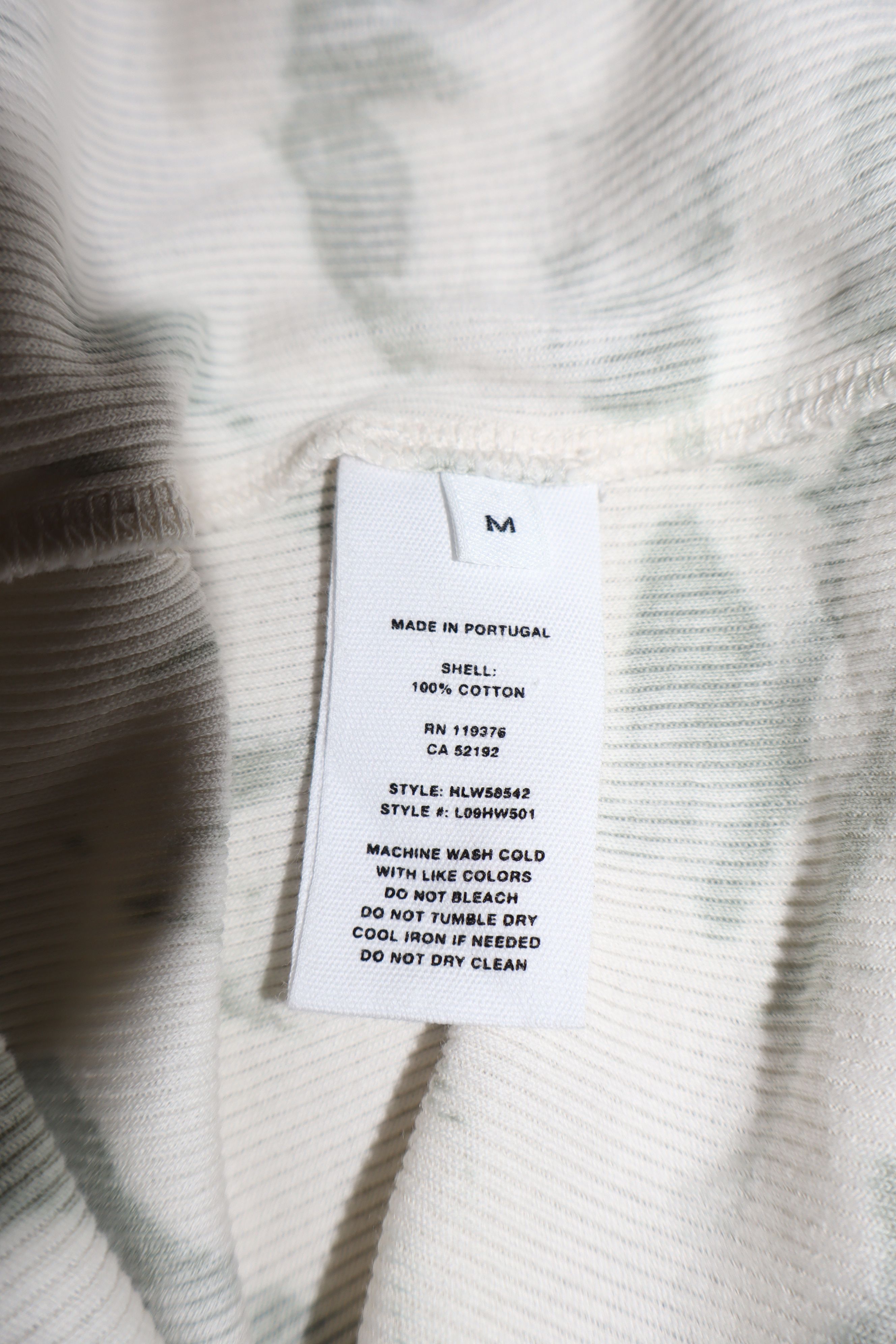 Helmut Lang HL Petit logo embroidered rib t-shirt Size M / US 6-8 / IT 42-44 - 9 Thumbnail