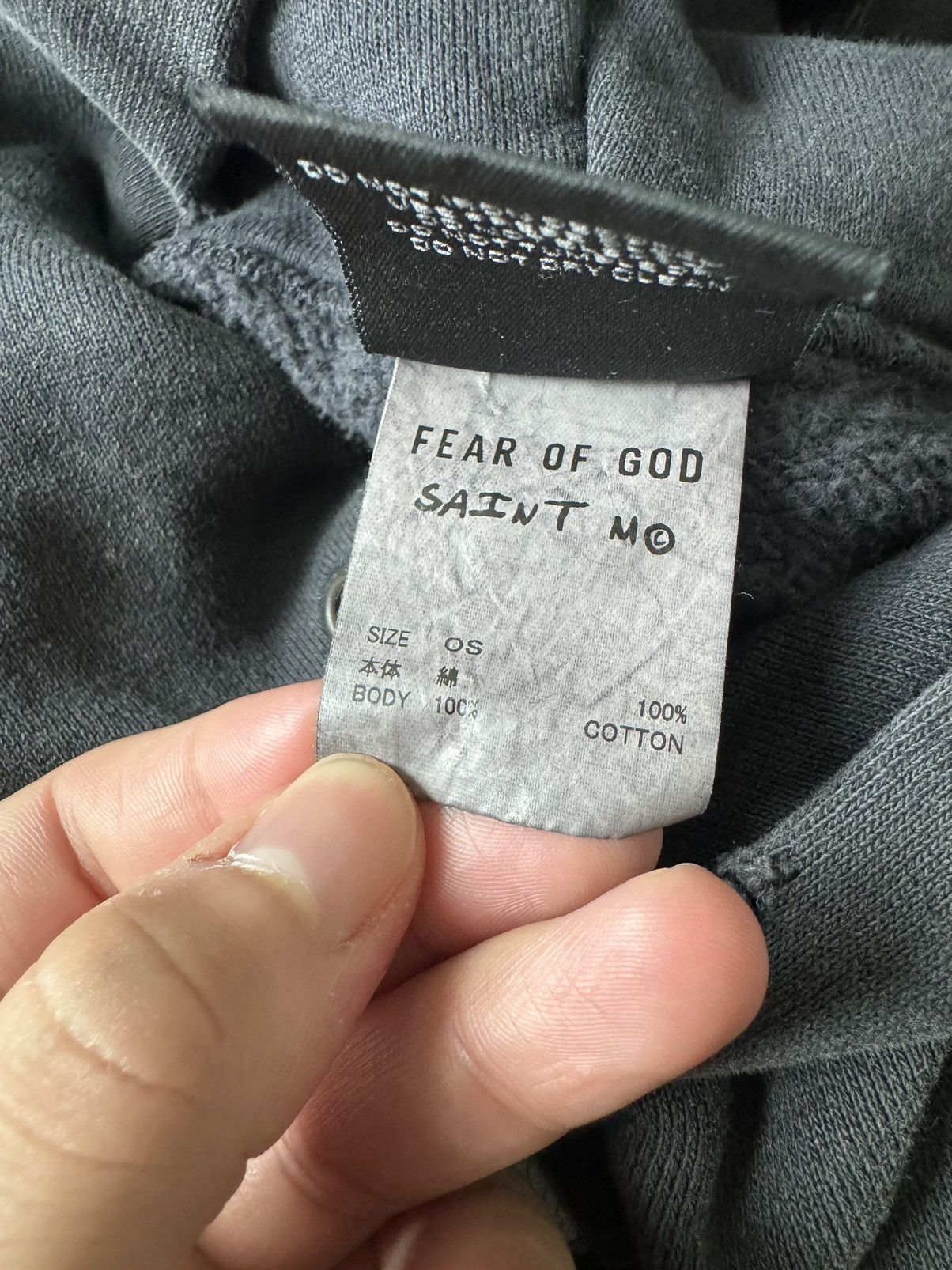 Fear of God × Saint Michael Saint Michael x Fear of God Saint of God Hoodie One Size Size US L / EU 52-54 / 3 - 7 Thumbnail