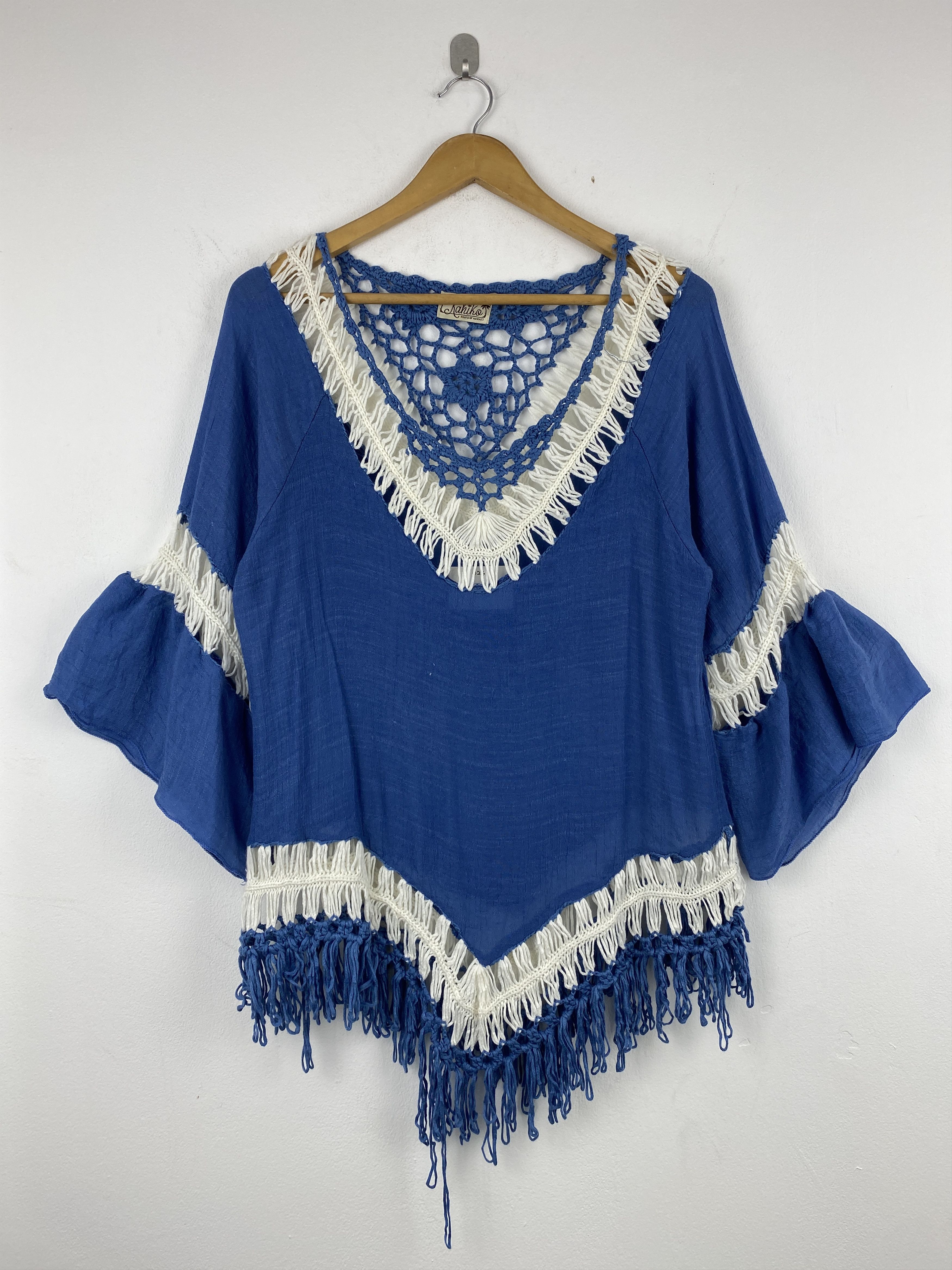 Vintage Vintage Hawaiian Crochet Short Sleeve Size US XS / EU 42 / 0 - 1 Thumbnail