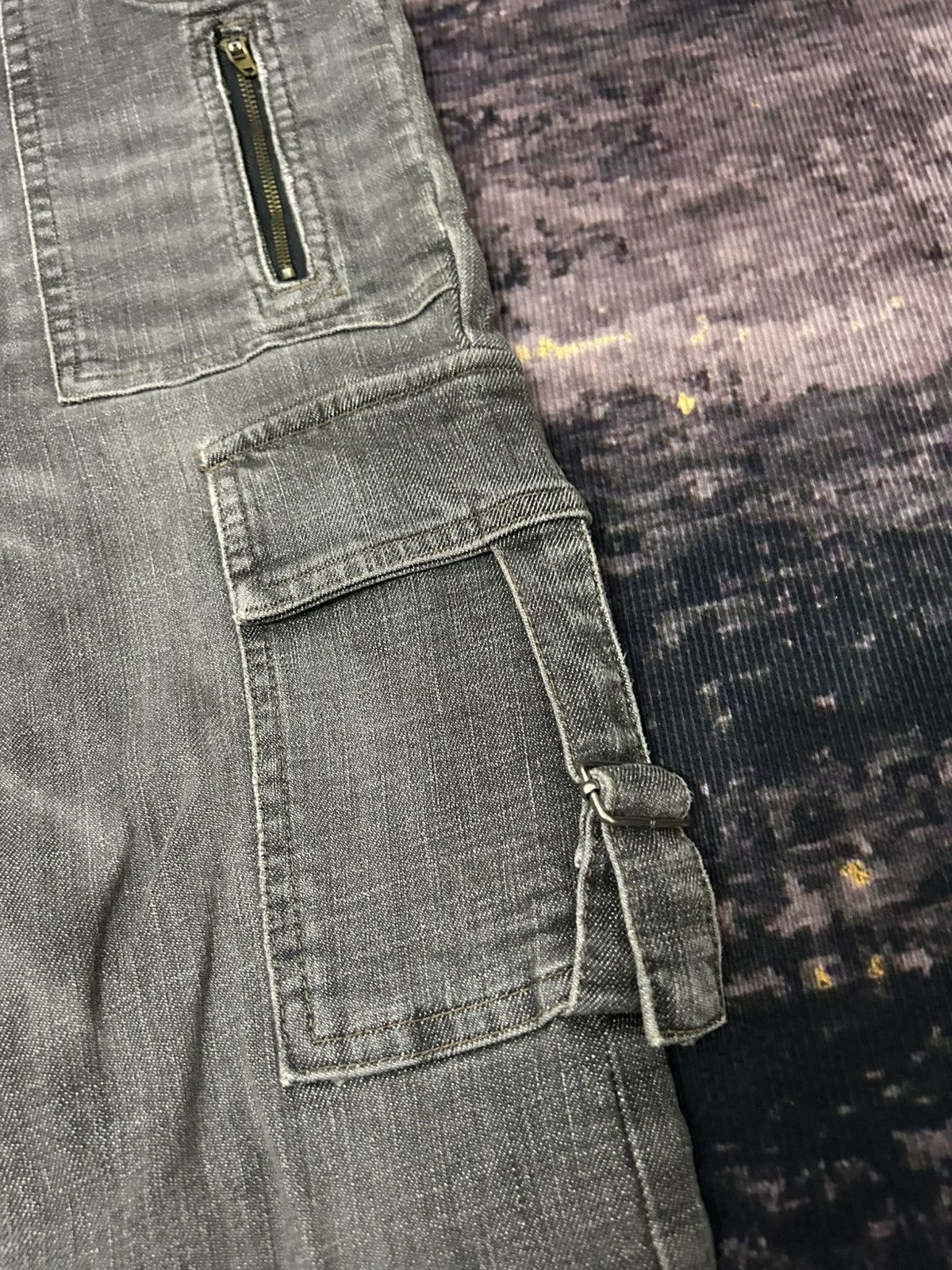 Tete Homme Japanese Bondage Cargo Flare Jeans Size US 30 / EU 46 - 8 Thumbnail