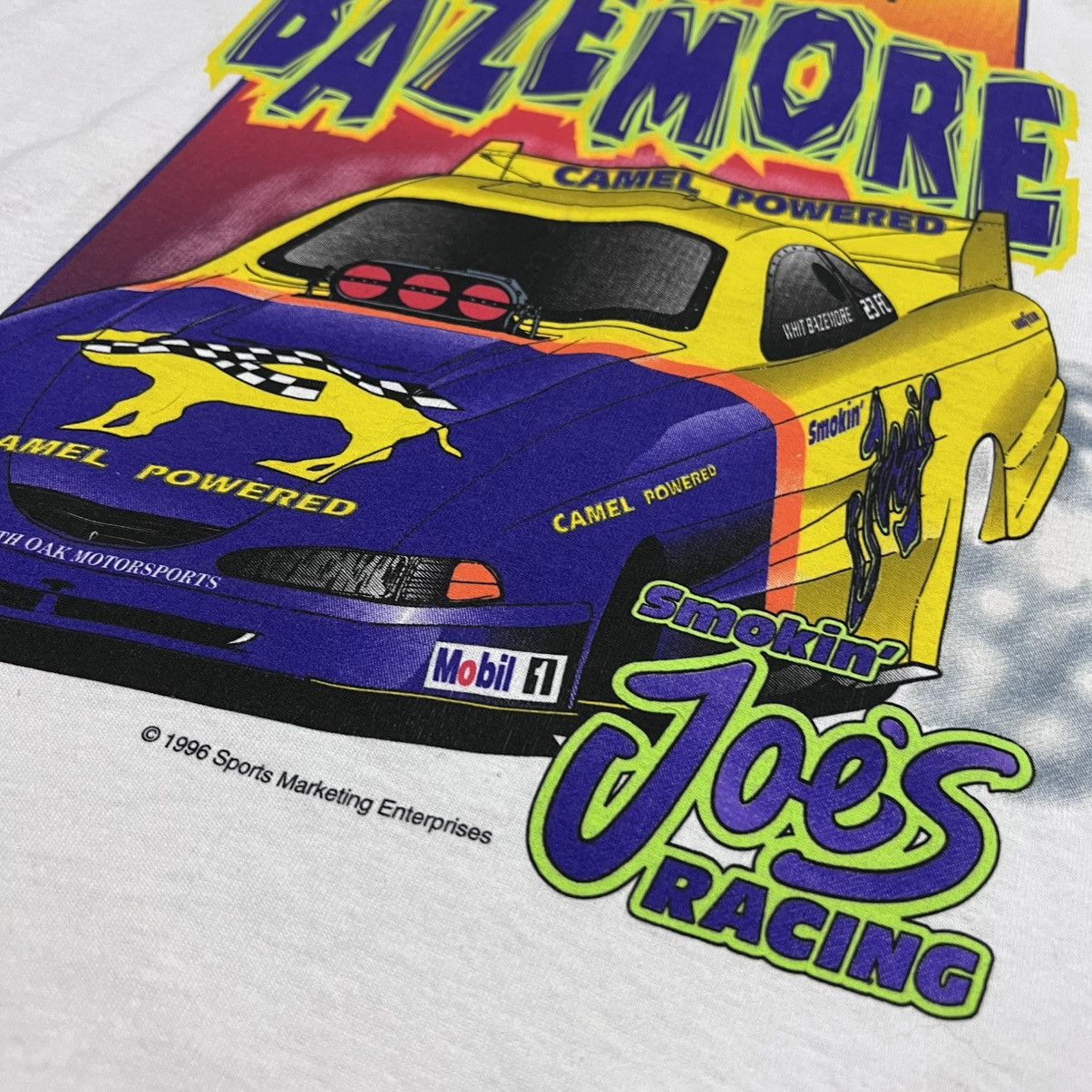 Camel Vintage 90s Camel Racing T shirt Smokin Joe Drag NHRA USA Size US XL / EU 56 / 4 - 4 Thumbnail