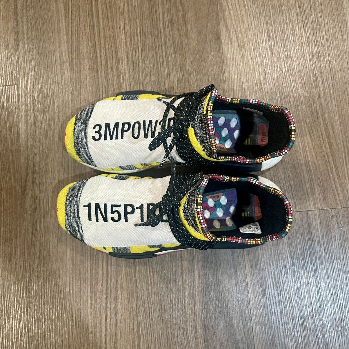 Adidas × Pharrell adidas NMD Hu Pharrell Solar Pack Red Size US 10 / EU 43 - 2 Thumbnail