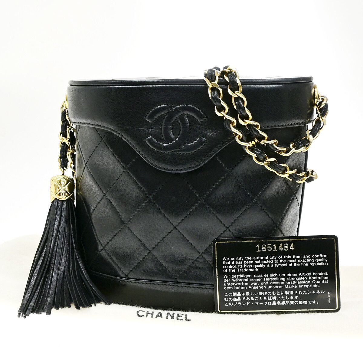 Chanel Chanel Vintage Tassel Box Bag Quilted Leather Size ONE SIZE - 1 Thumbnail