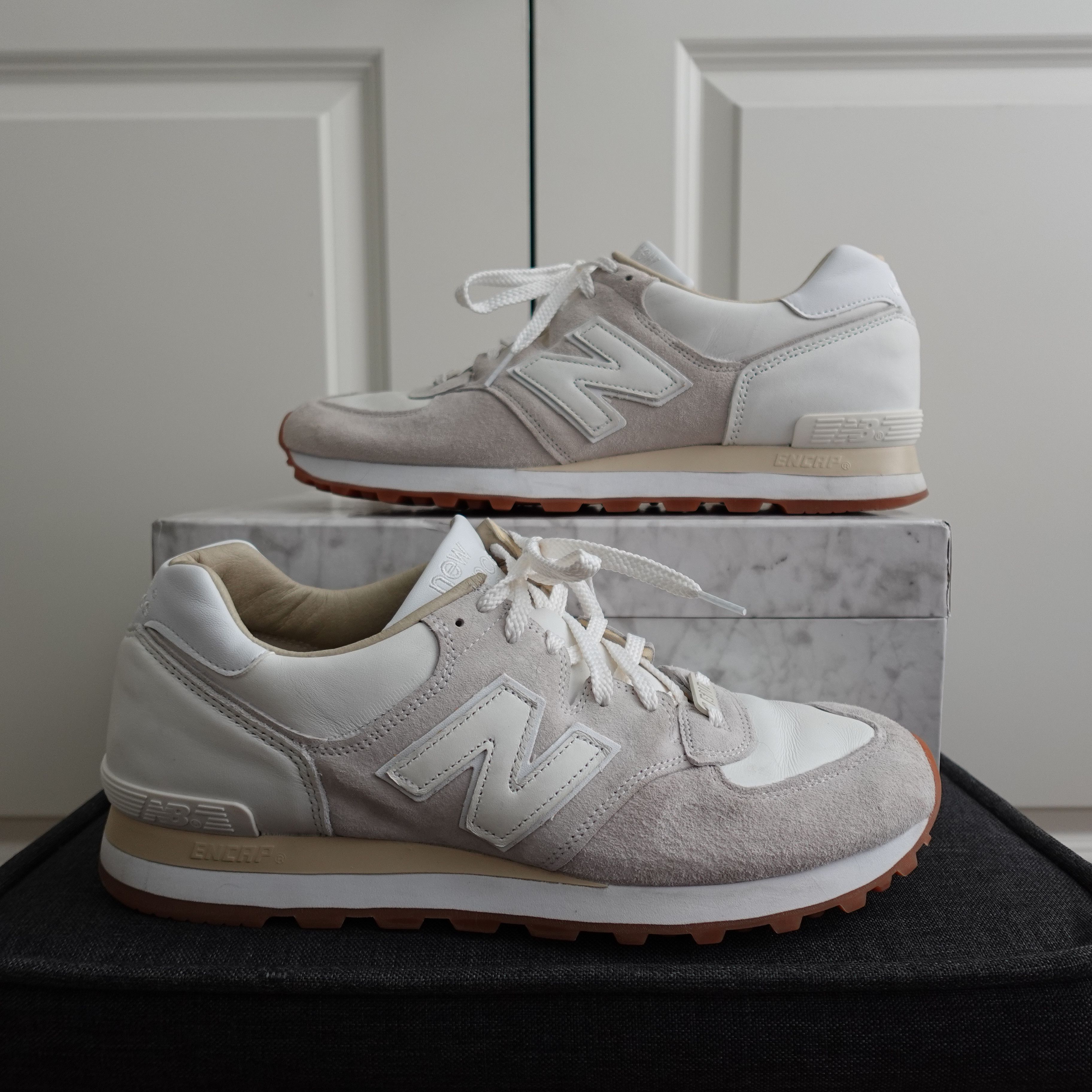 New Balance Size 12 - New Balance END. x 575 Made in England Marble Size US 12 / EU 45 - 2 Thumbnail
