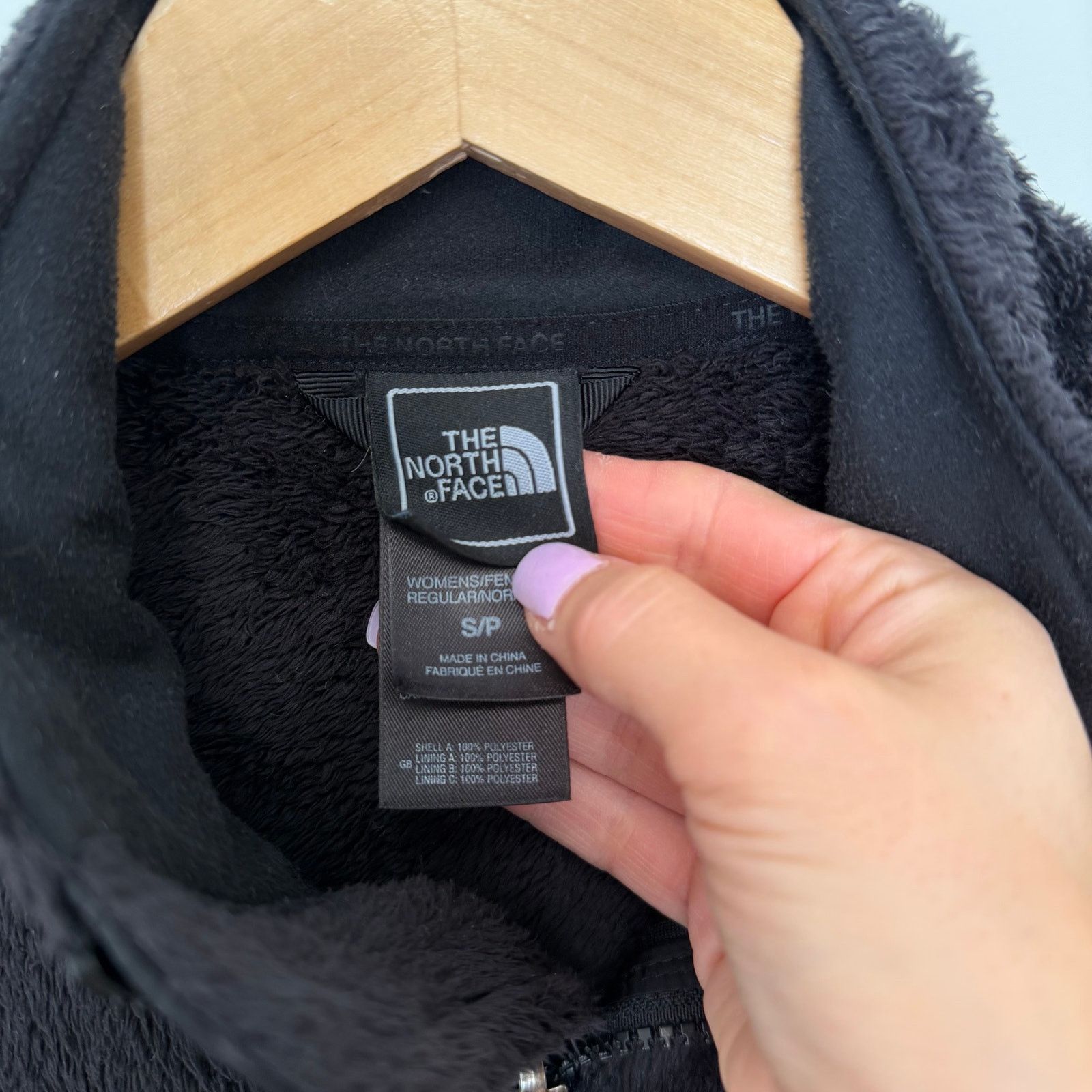 The North Face The North Face Black Fuzzy Fleece Full Zip Jacket Sz S Size S / US 4 / IT 40 - 3 Thumbnail