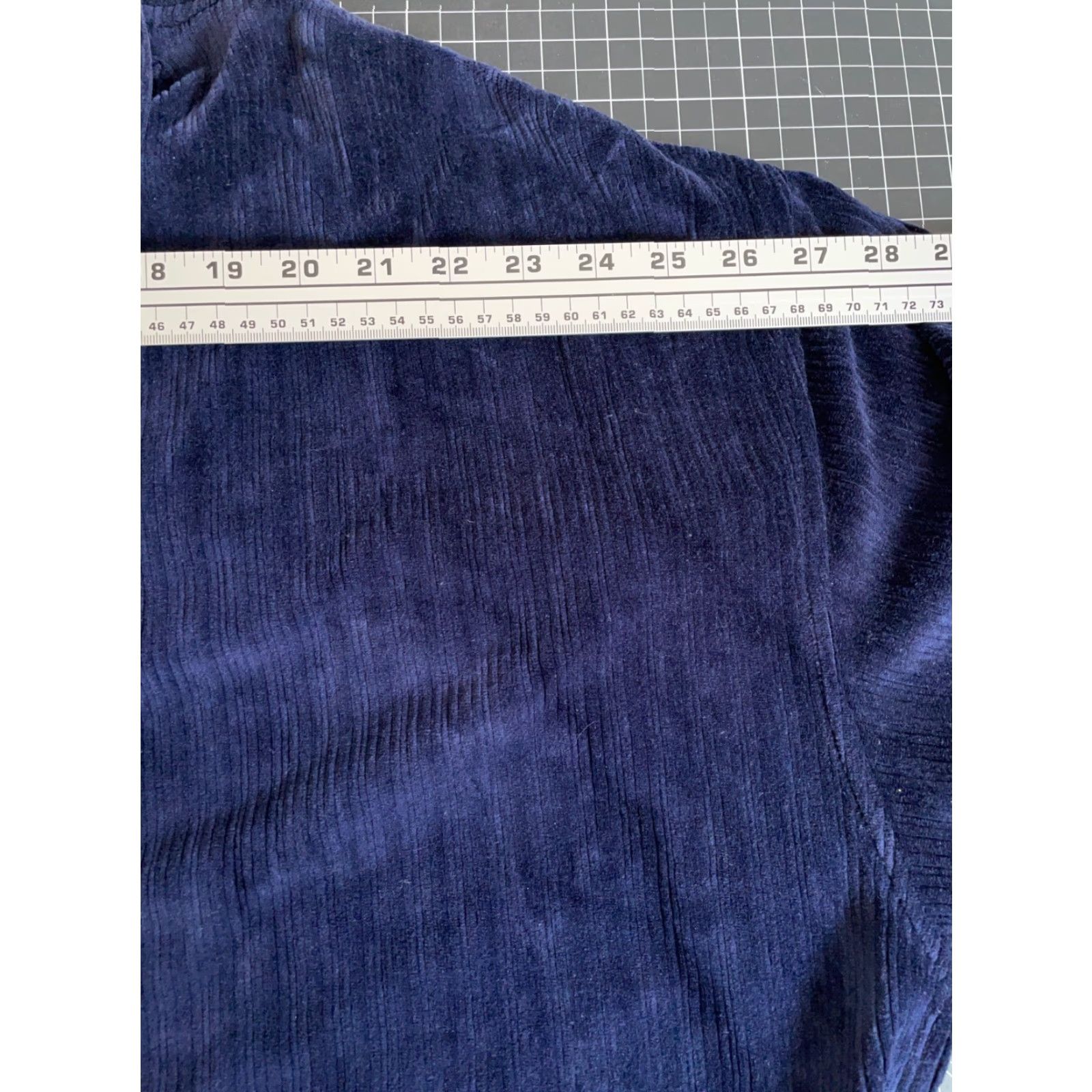 Cotton Traders Cotton Traders Polo Shirt Mens Big 2X Dark Blue Velour Long Sleeve Casual 90s Retro Size US XXL / EU 58 / 5 - 7 Thumbnail