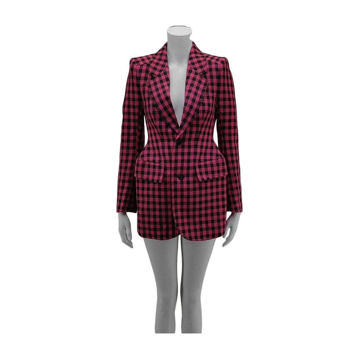 Balenciaga Balenciaga Gingham Check Blazer Size 36 Size XS / US 0-2 / IT 36-38 - 1 Thumbnail