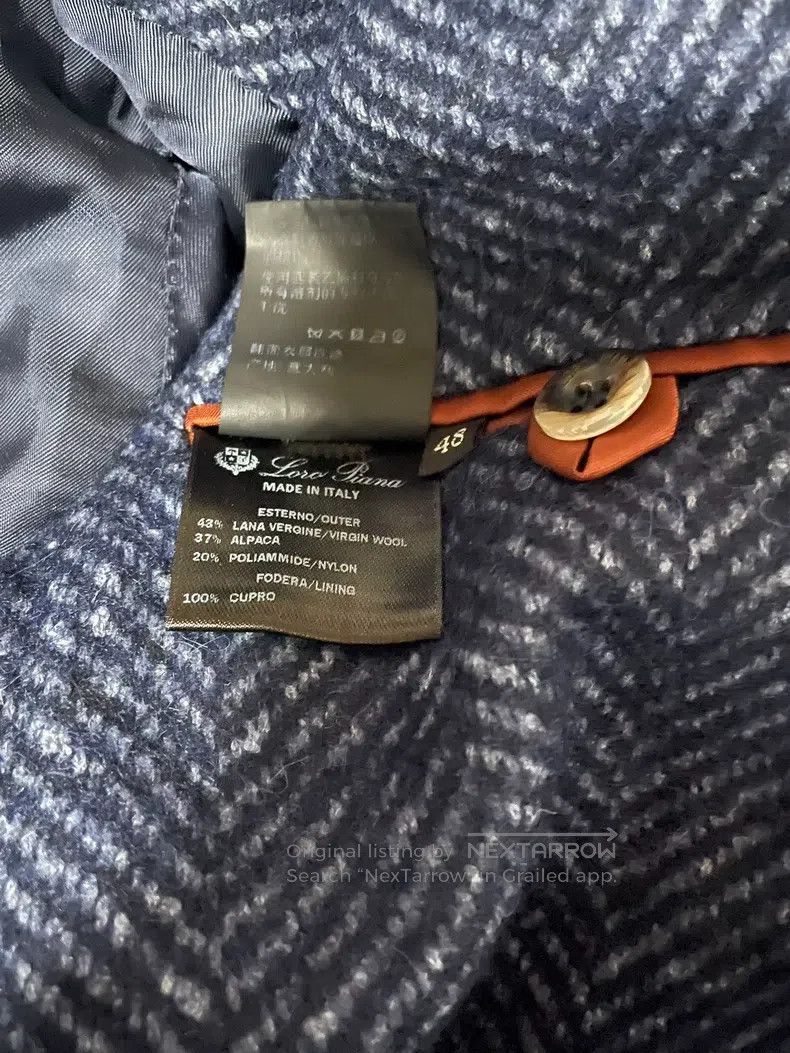 Loro Piana Loro Piana Blue Whole Alpaca Cashmere Knit Coat Size US M / EU 48-50 / 2 - 8 Thumbnail