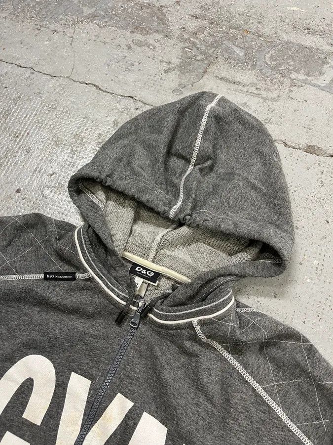 Dolce & Gabbana AW2004 Dolce & Gabbana Gym Grey Zip-Up Sweater Size US M / EU 48-50 / 2 - 4 Thumbnail