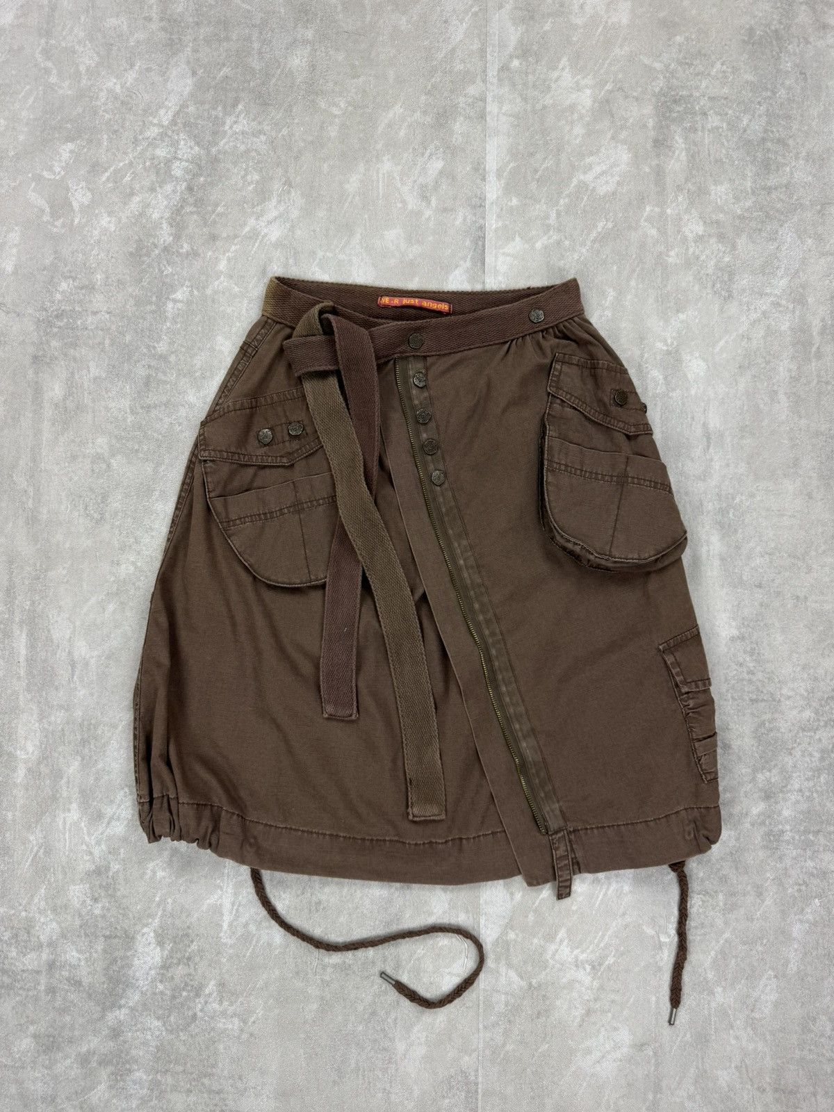 Other Y2K rare we r just angels wrap cargo pocket midi skirt Size 27" / US 4 / IT 40 - 1 Thumbnail