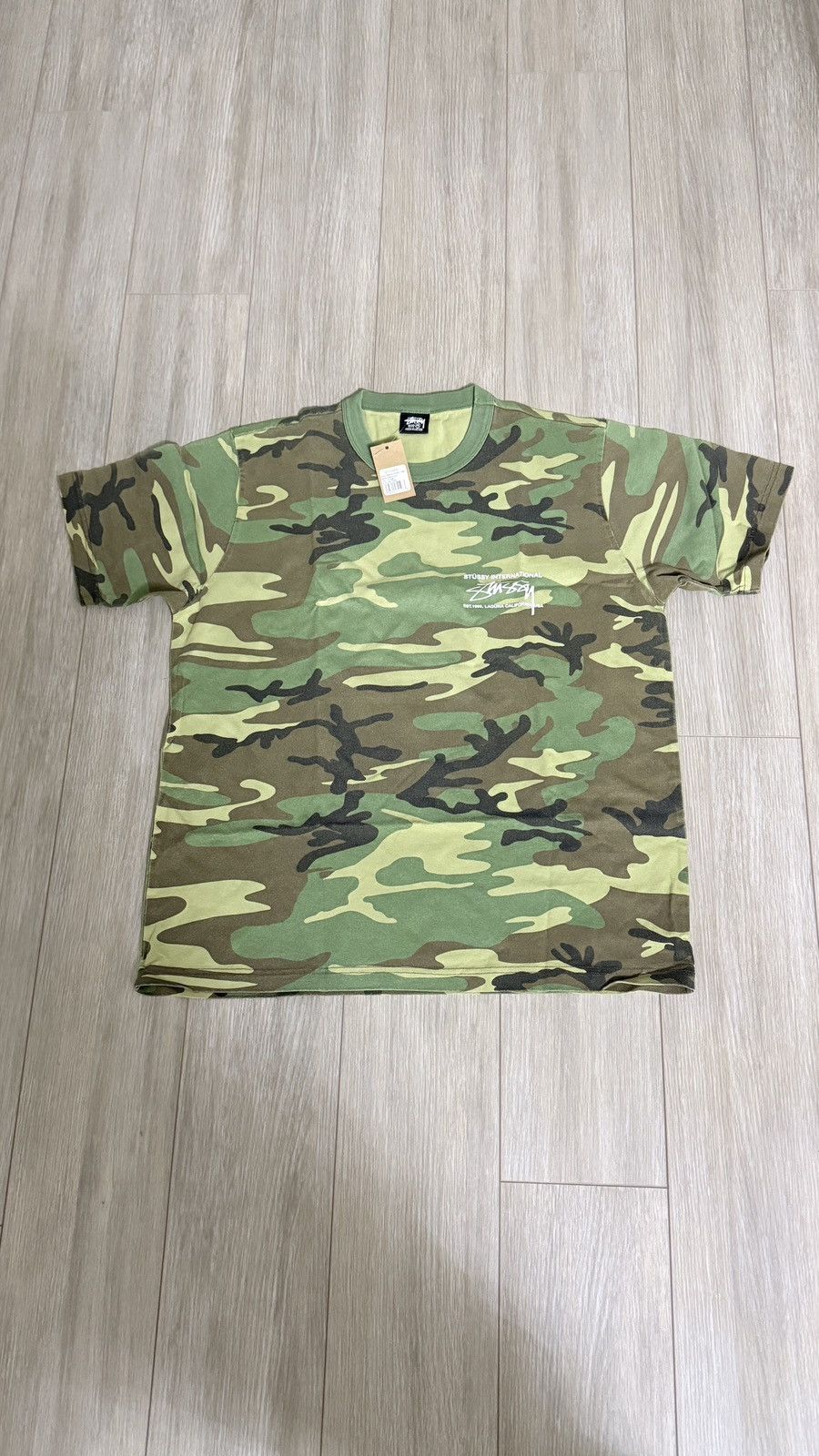 Stussy Stussy Smooth International Tee – Camo – Size M – NWT