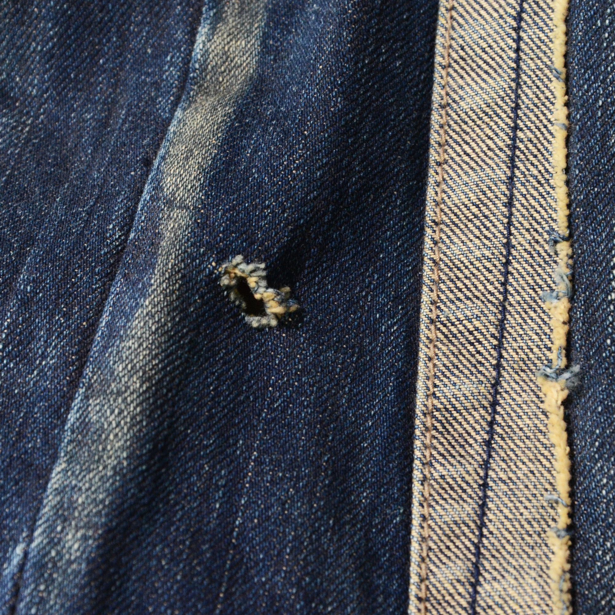 Marithe + Francois Girbaud [Tiny Hole] M+FG Jorts W34 Raw Denim Special 2006 Carft Size US 34 / EU 50 - 14 Thumbnail