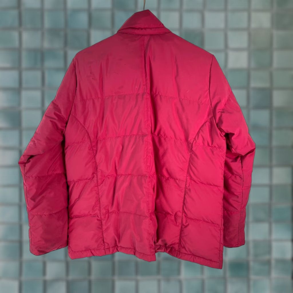 Vintage L.L. Bean Pink Down Puffer Jacket Sz M Regular Womens Full Zip Long Sleeves Size M / US 6-8 / IT 42-44 - 1 Thumbnail