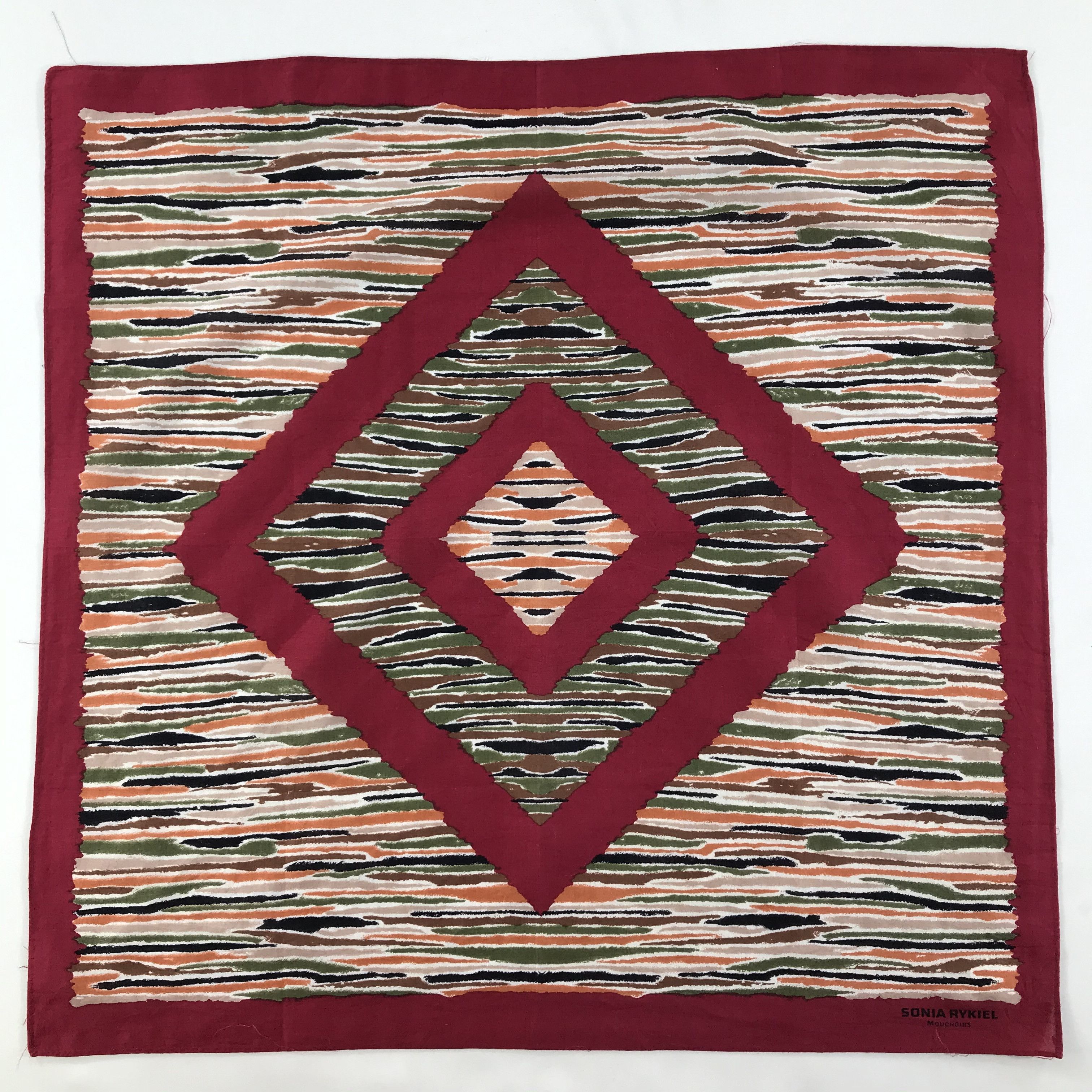 Sonia Rykiel × Vintage Sonia Rykiel Bandana / Handkerchief / Neckerchief - S1593 Size ONE SIZE - 1 Thumbnail