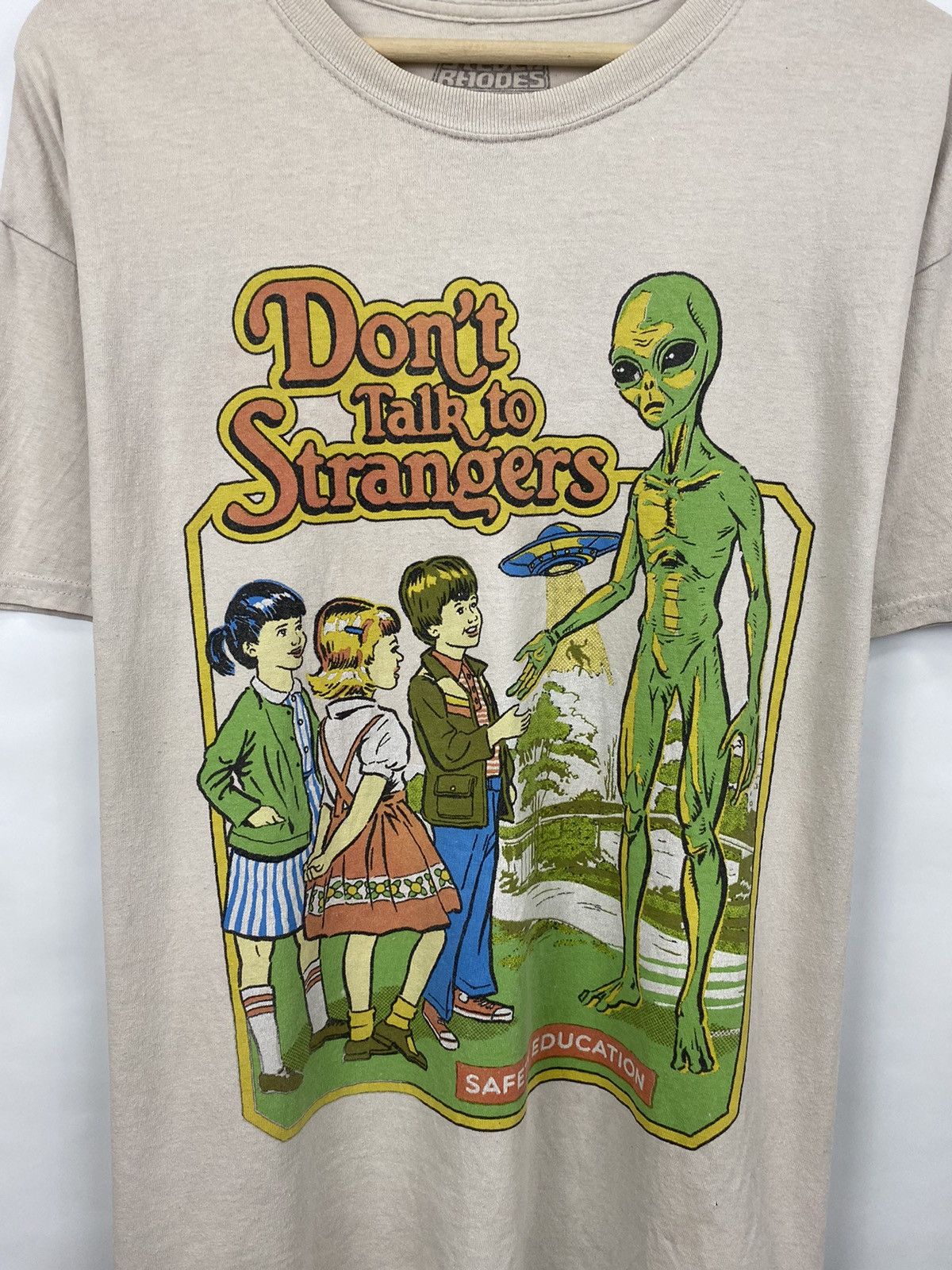 Designer Vintage Aliens Don’t Talk To Strangers retro rare hype Y2K Size US XL / EU 56 / 4 - 4 Thumbnail