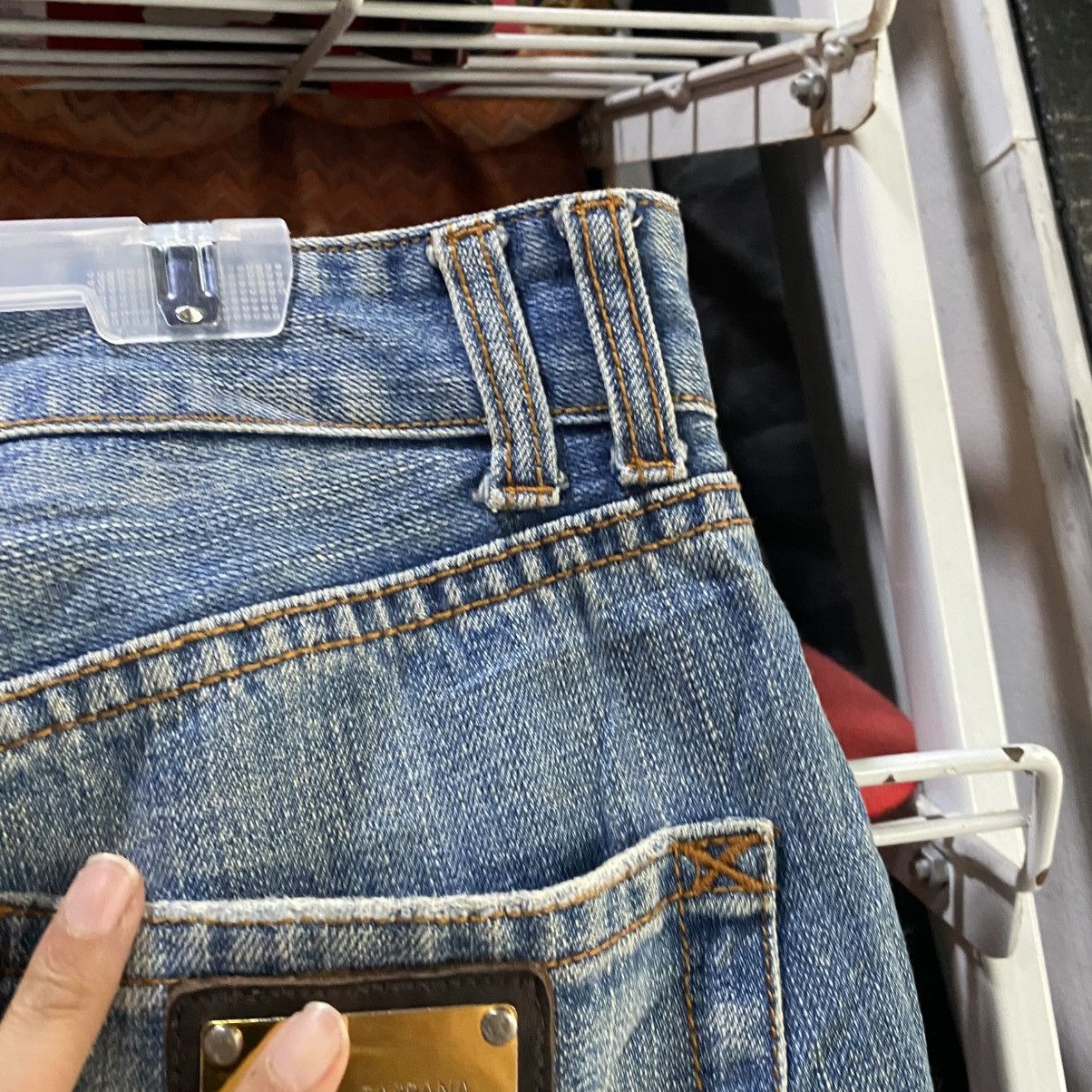 Dolce & Gabbana Vintage Y2K Dolce & Gabbana Straight Cut Denim Jeans Size US 36 / EU 52 - 8 Thumbnail