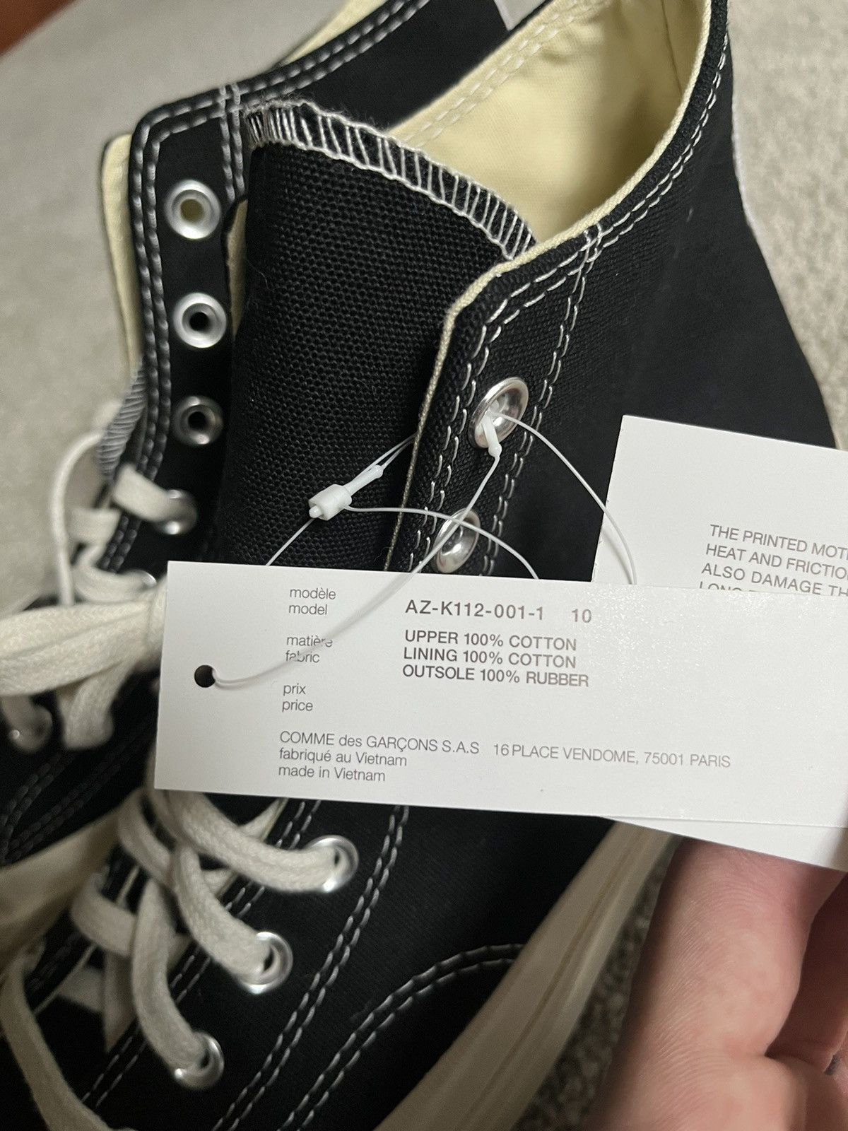Comme des Garcons PLAY × Converse CDG PLAY CONVERSE *Deadstock* Size10 Size US 10 / EU 43 - 4 Thumbnail