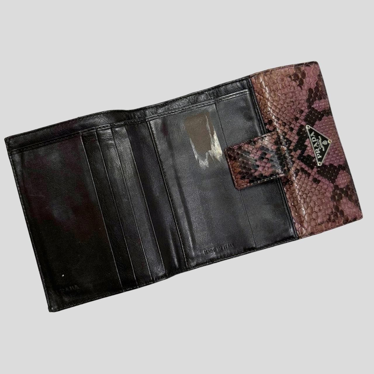 Prada Prada Milano Python Snakeskin Tri-fold Wallet Size ONE SIZE - 2 Thumbnail
