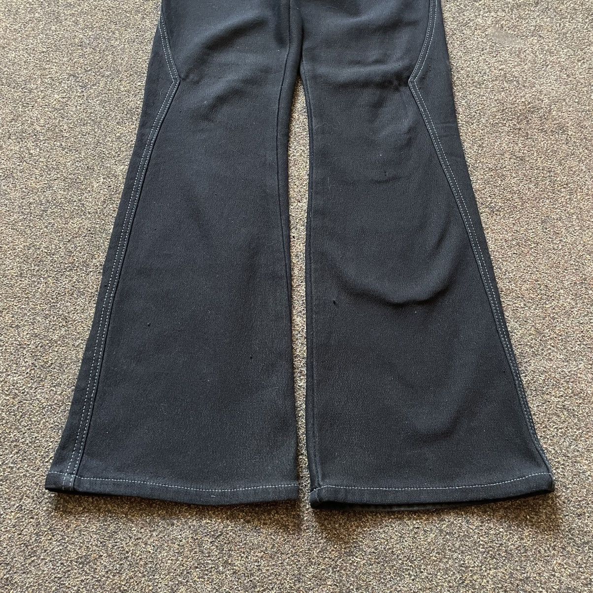 Vintage Vintage Y2K Baggy Wide Leg Faded Black Jeans Skater Logo 28 Size 28" / US 6 / IT 42 - 5 Thumbnail
