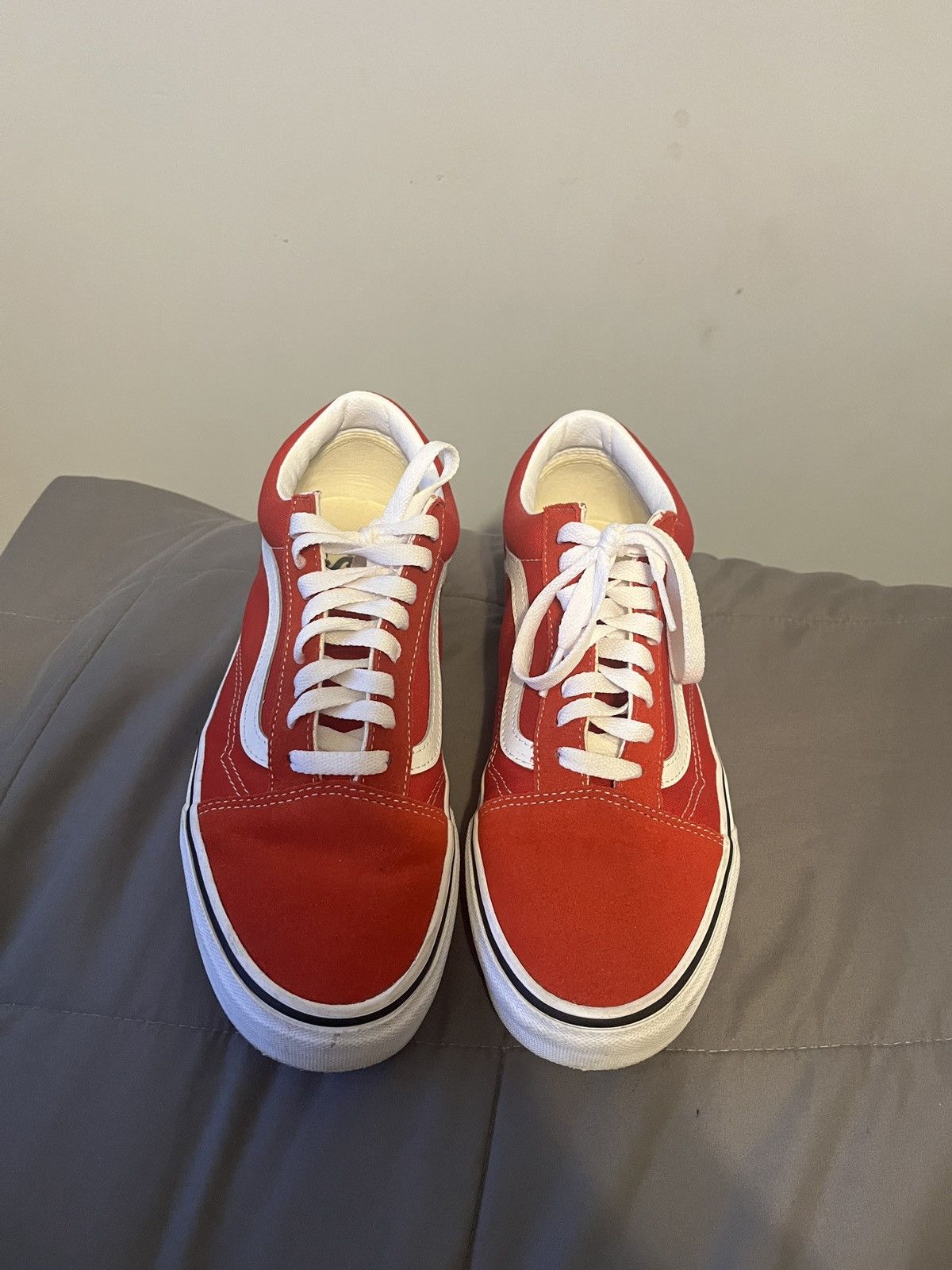 Vans Red Old Skool Vans Size US 9.5 / EU 42-43 - 4 Thumbnail