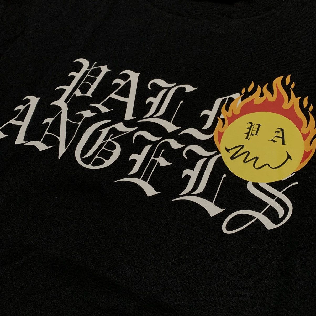 Palm Angels Palm Angels Small Burning Head Logo Black Tee Size US S / EU 44-46 / 1 - 4 Thumbnail
