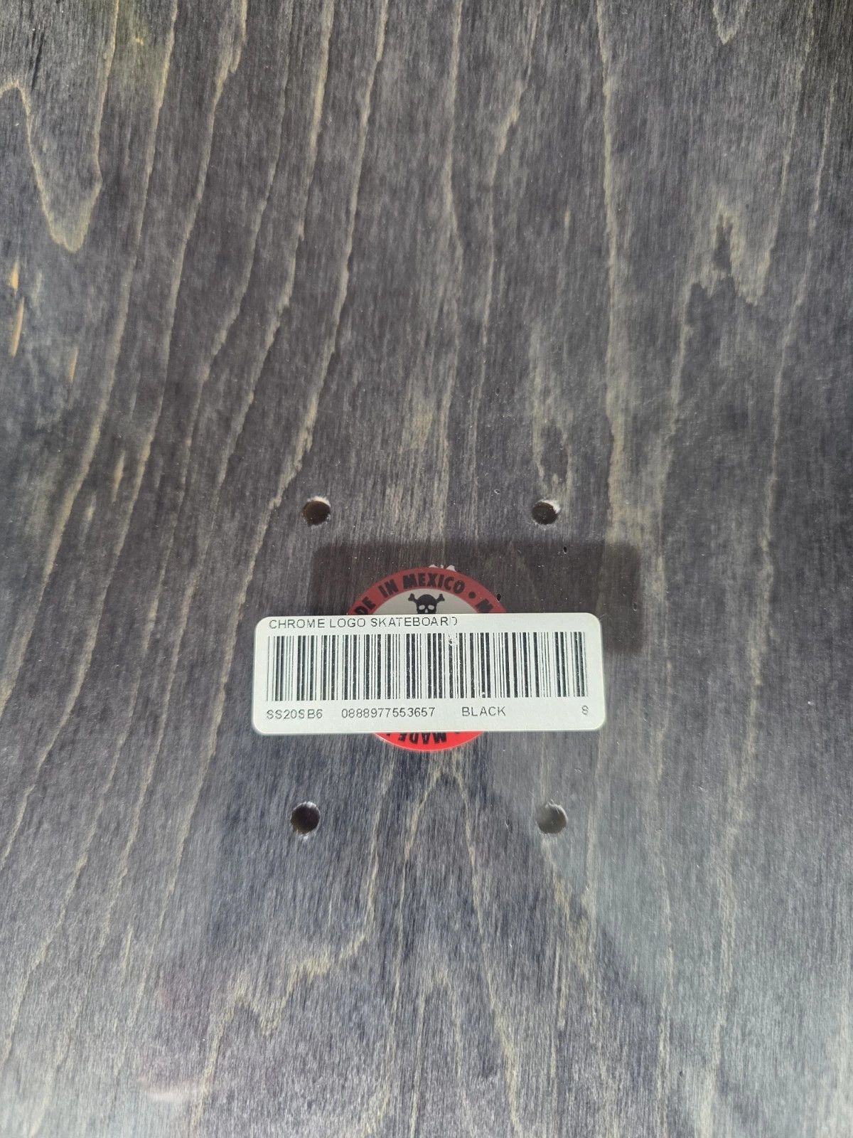 Supreme Supreme Chrome Logo Skateboard Black SS20 Skate Deck NEW Size ONE SIZE - 9 Thumbnail