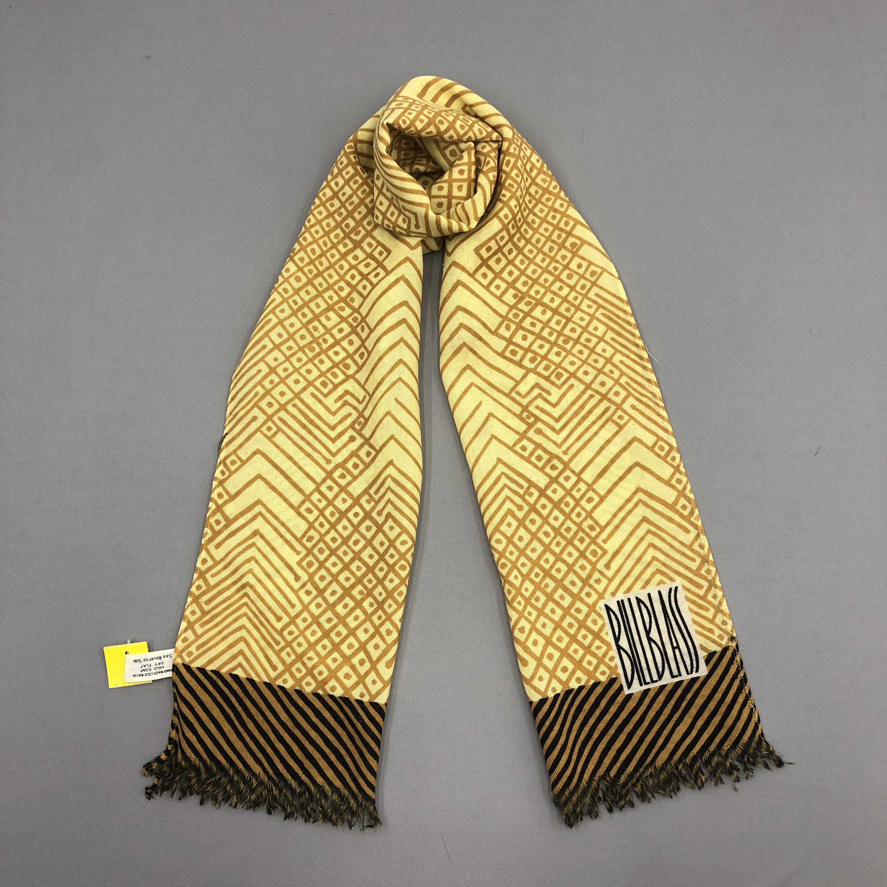 Bill Blass Vintage Bill Blass Shawl Scarf Muffler Wool Cashmere Scarves Size ONE SIZE - 1 Thumbnail