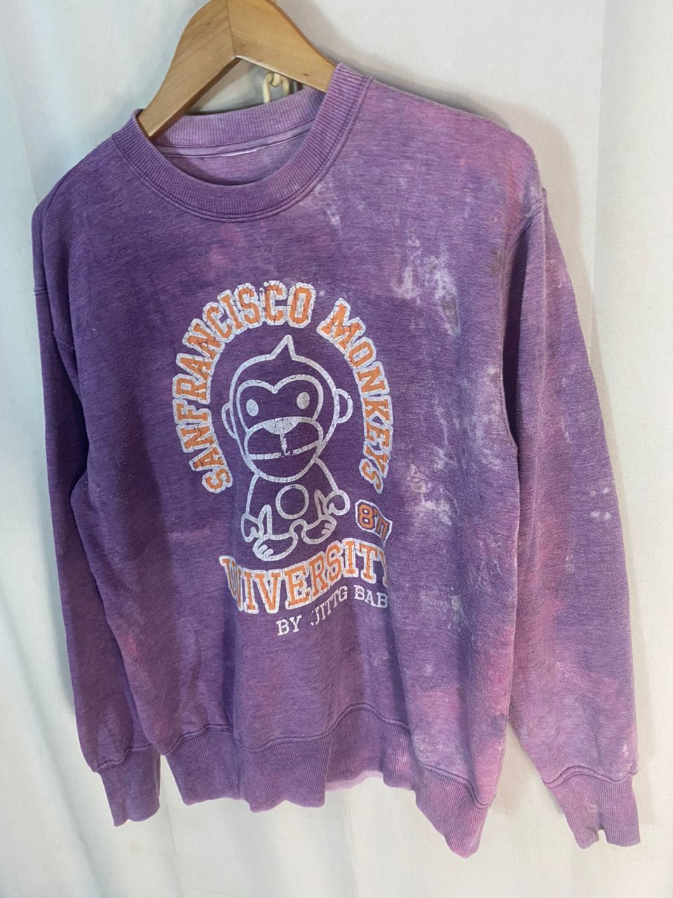 Japanese Brand University San Francisco monkeys sweatshirt by uittg baby Size US M / EU 48-50 / 2 - 3 Thumbnail