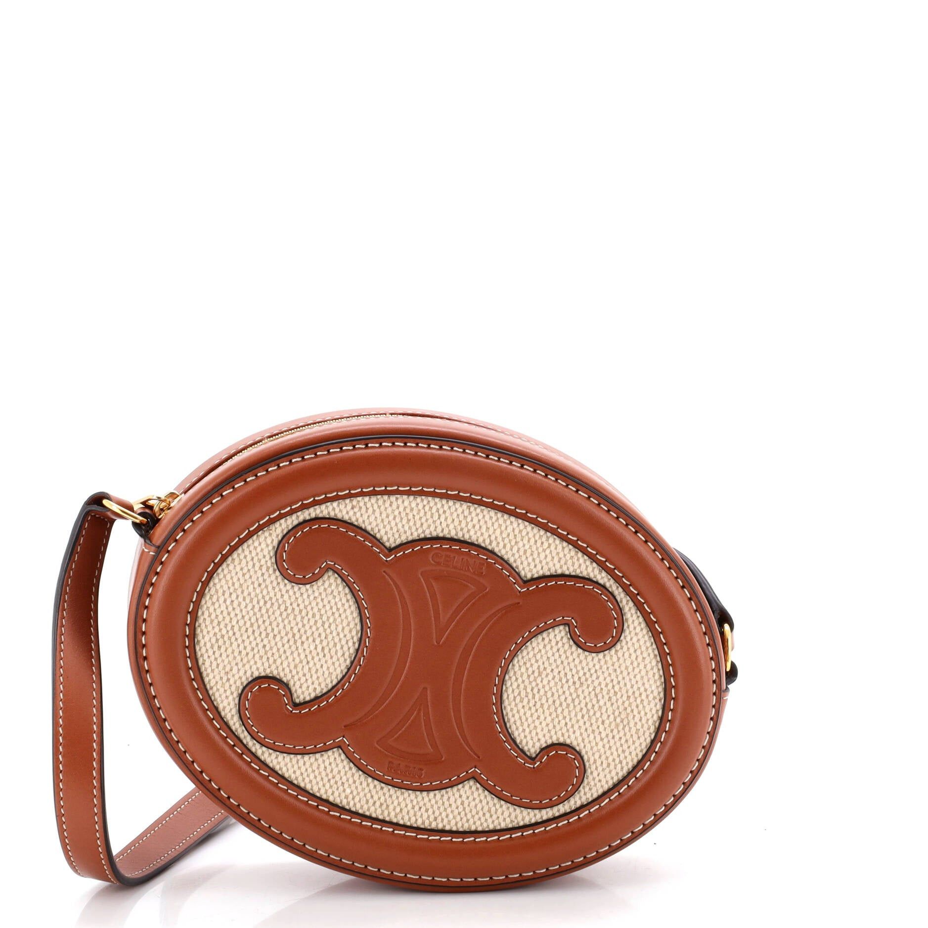 Celine Triomphe Oval Crossbody Bag Size ONE SIZE - 1 Thumbnail