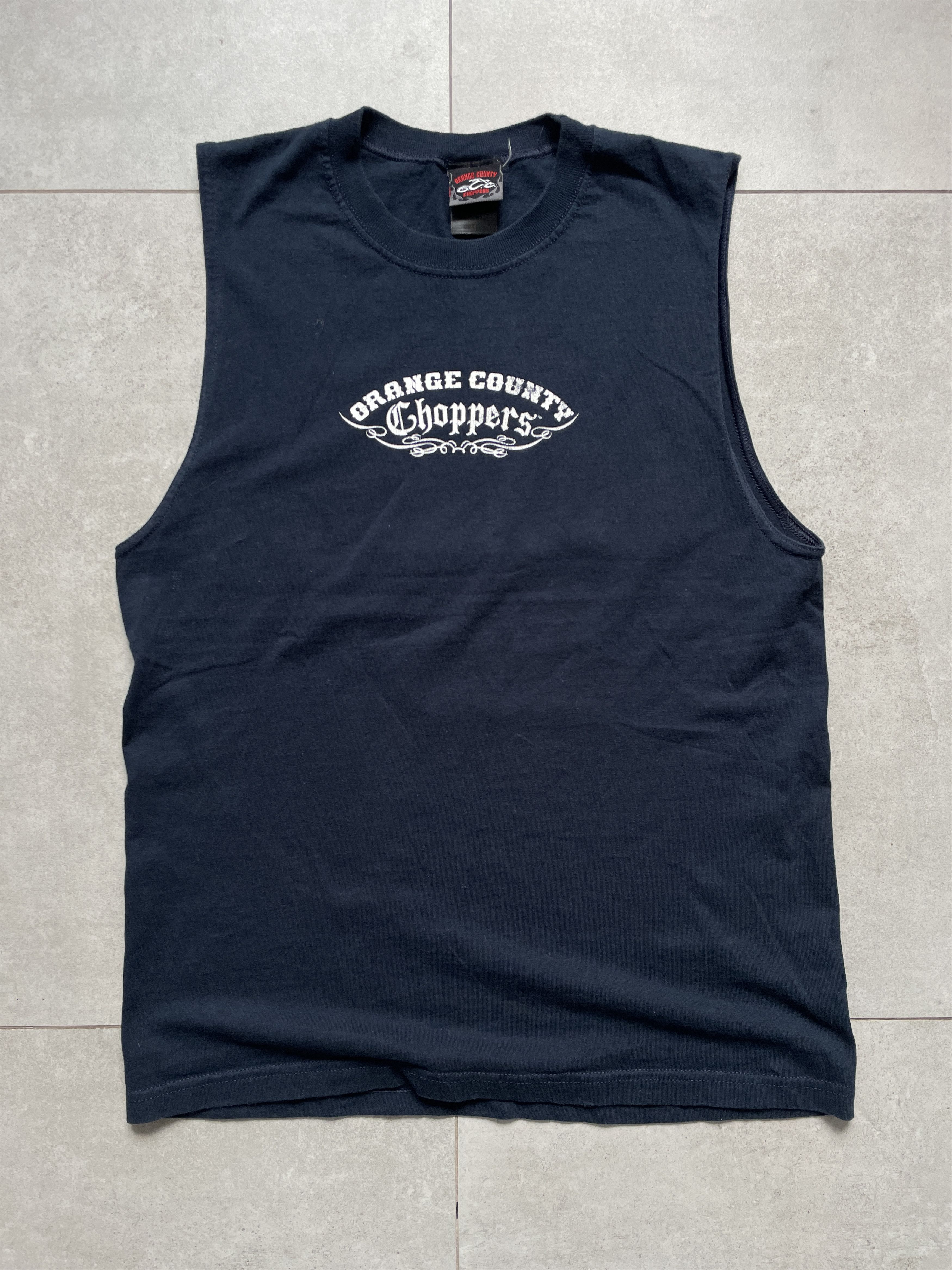 Vintage Y2K NAVY ORANGE COUNTY CHOPPERS BIKE WEEK NAVY SLEEVELESS Size US M / EU 48-50 / 2 - 1 Thumbnail