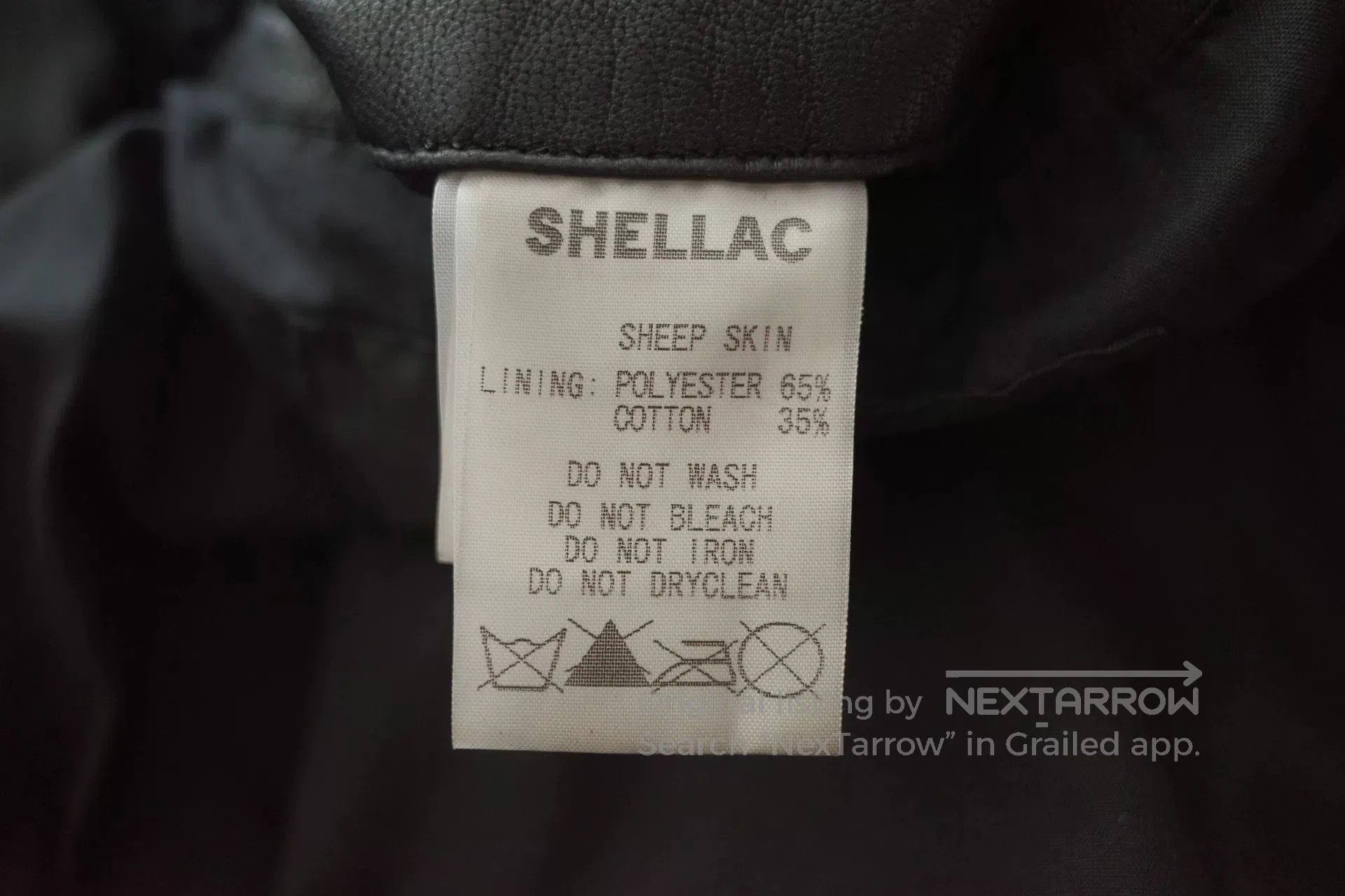 Shellac Shellac Japanese Sheepskin Leather Jacket. Size US S / EU 44-46 / 1 - 9 Thumbnail