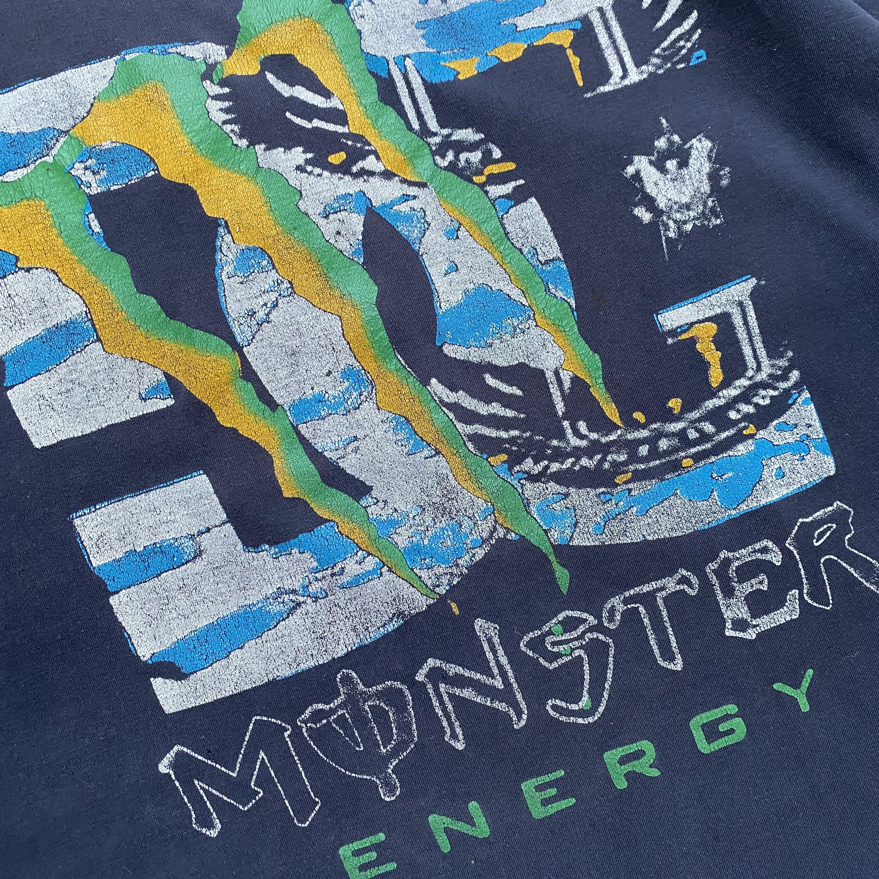 DC Vintage 90s FADED DC Shoes Monster Racing tee F1 ferrari Size US L / EU 52-54 / 3 - 5 Thumbnail