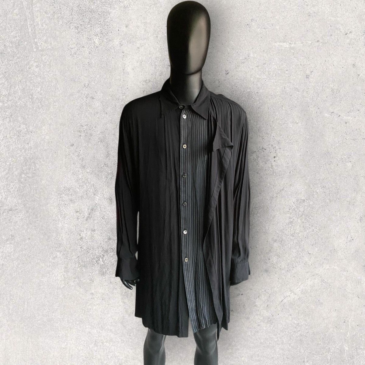 Yohji Yamamoto S’yte Oversize Rayon Layer Shirt Size US L / EU 52-54 / 3 - 1 Thumbnail