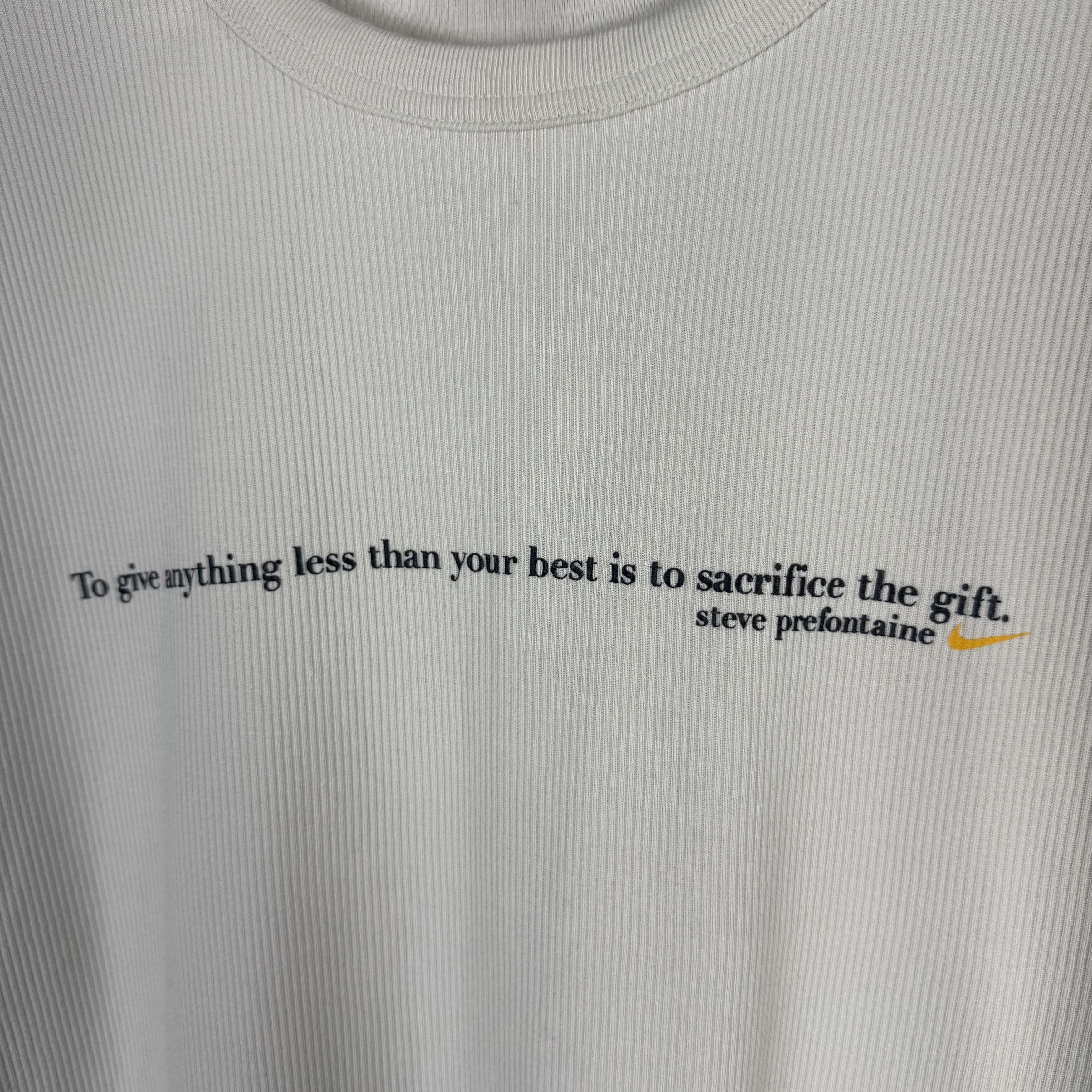 Nike Vintage Nike x Steve Prefontaine Tshirt Size US L / EU 52-54 / 3 - 3 Thumbnail
