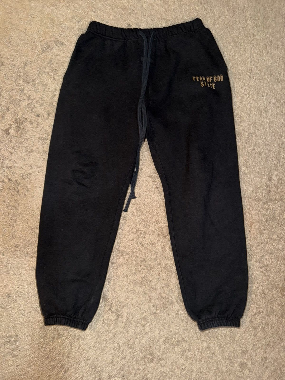 Essentials Fear of God Essentials Fleece Sweatpants ‘Black’ Size US 32 / EU 48 - 1 Thumbnail