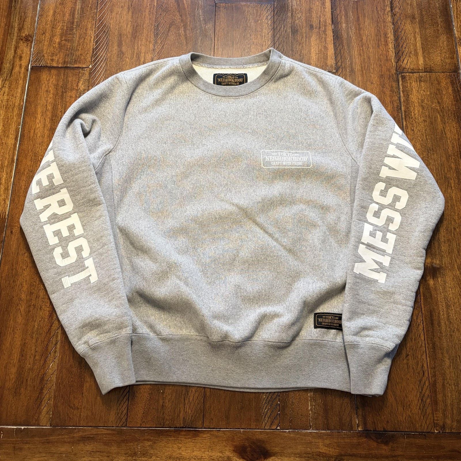 Neighborhood Neighborhood Sweatshirt M Graphic Mess With The Best Japan Size US M / EU 48-50 / 2 - 2 Thumbnail
