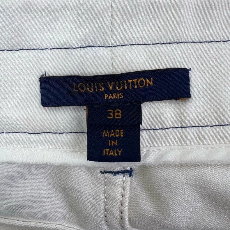 Louis Vuitton Louis Vuitton White High -2505 Size 36" / US 14 / IT 50 - 5 Thumbnail