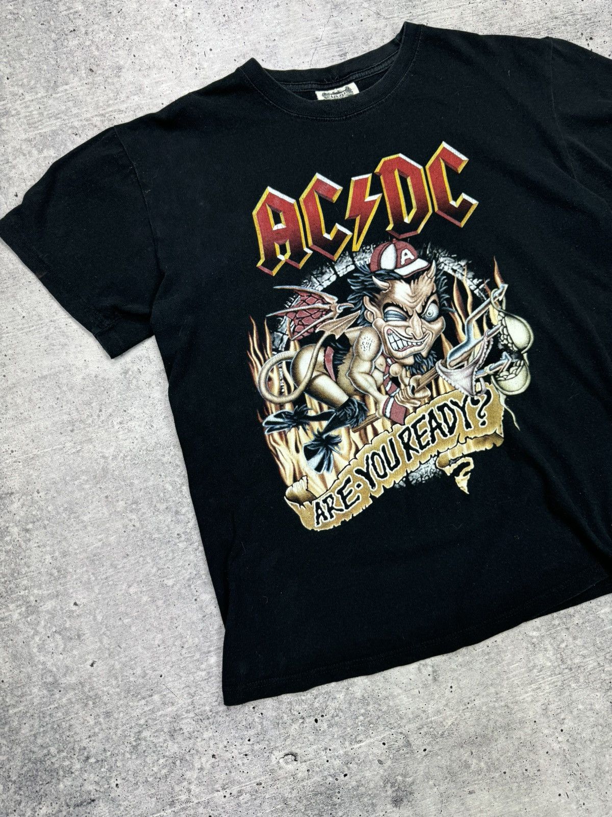 AC/DC × Band Tees 💥💥AC/DC ACDC 90’s Y2K Vintage Big Logo Band Rock T-Shirt Tee Size US M / EU 48-50 / 2 - 2 Thumbnail