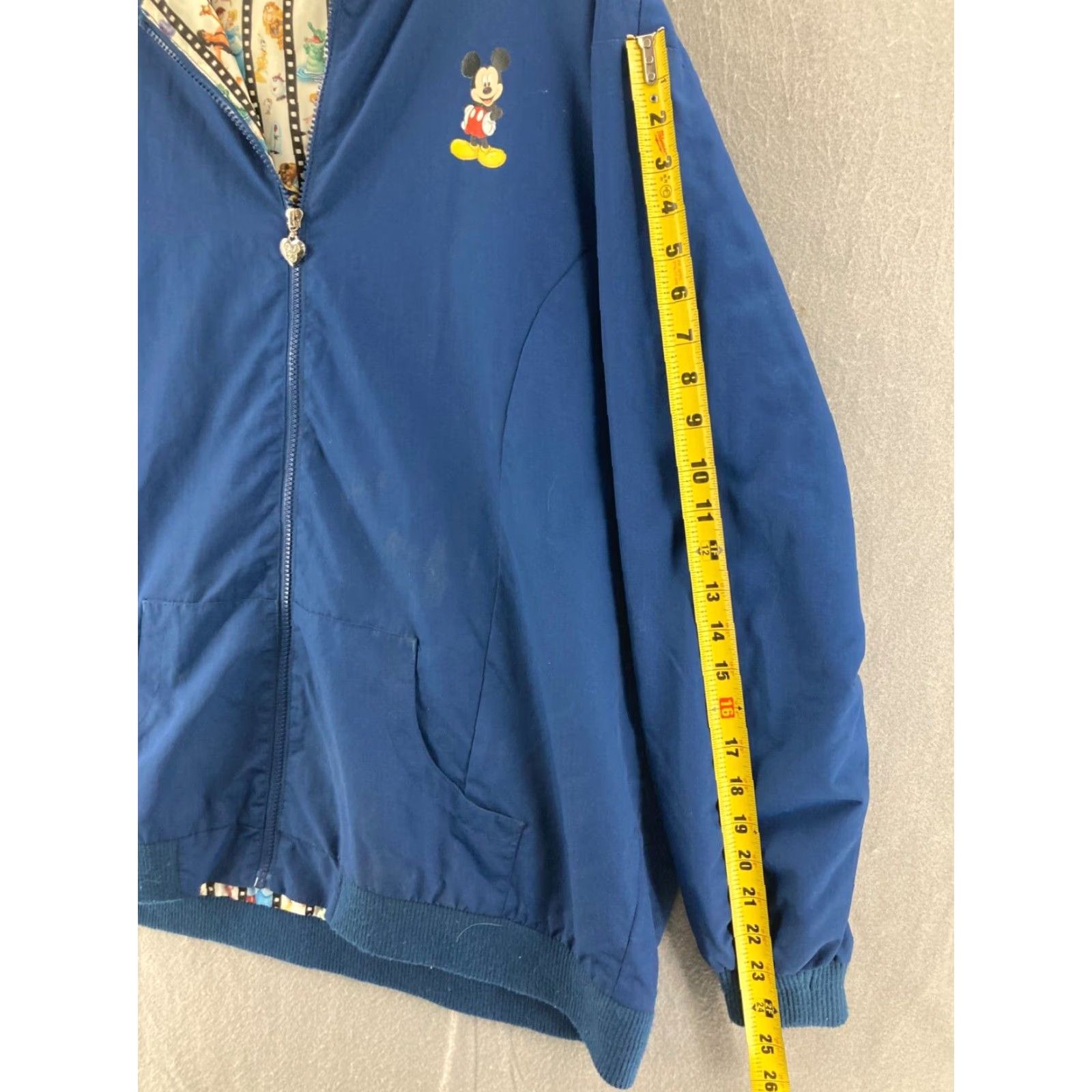 Disney Disney Walt Disney World Hooded Jacket Womens XL Blue Full Zip Mickey Princess Size XL / US 12-14 / IT 48-50 - 5 Thumbnail