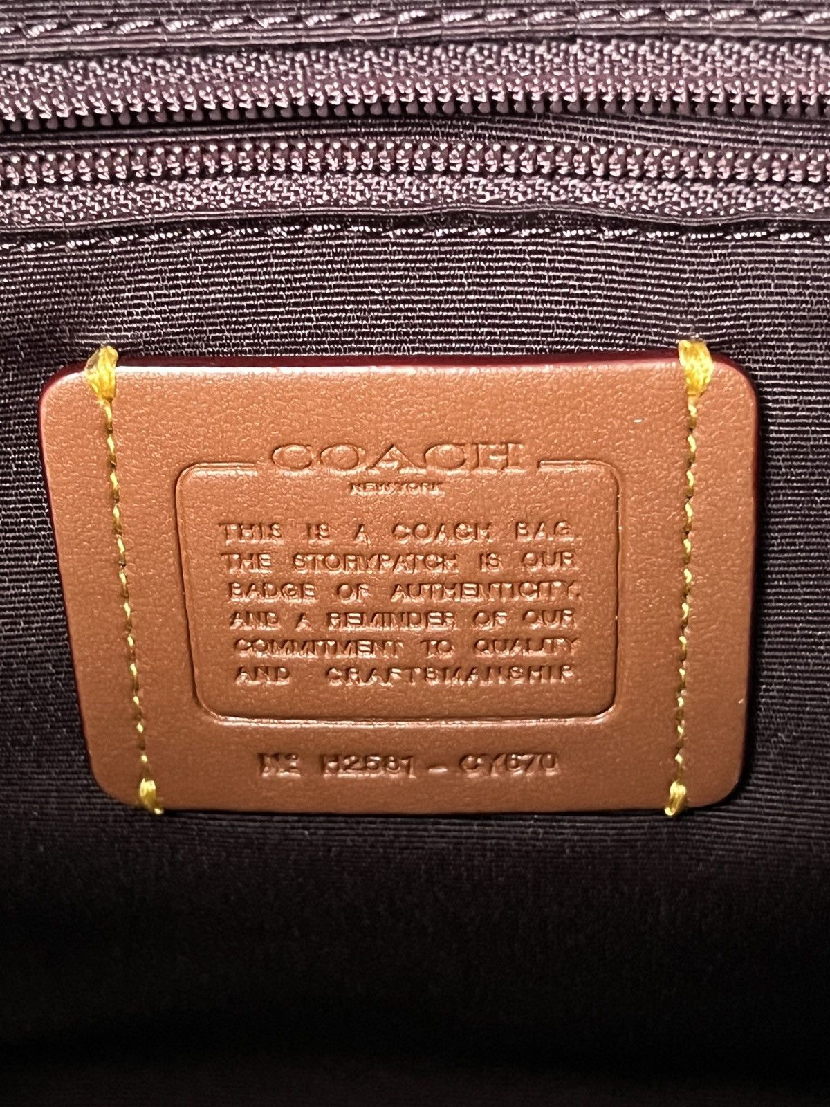 Coach Coach Maggie Small Tote Bag In Signature Leather Size ONE SIZE - 11 Thumbnail