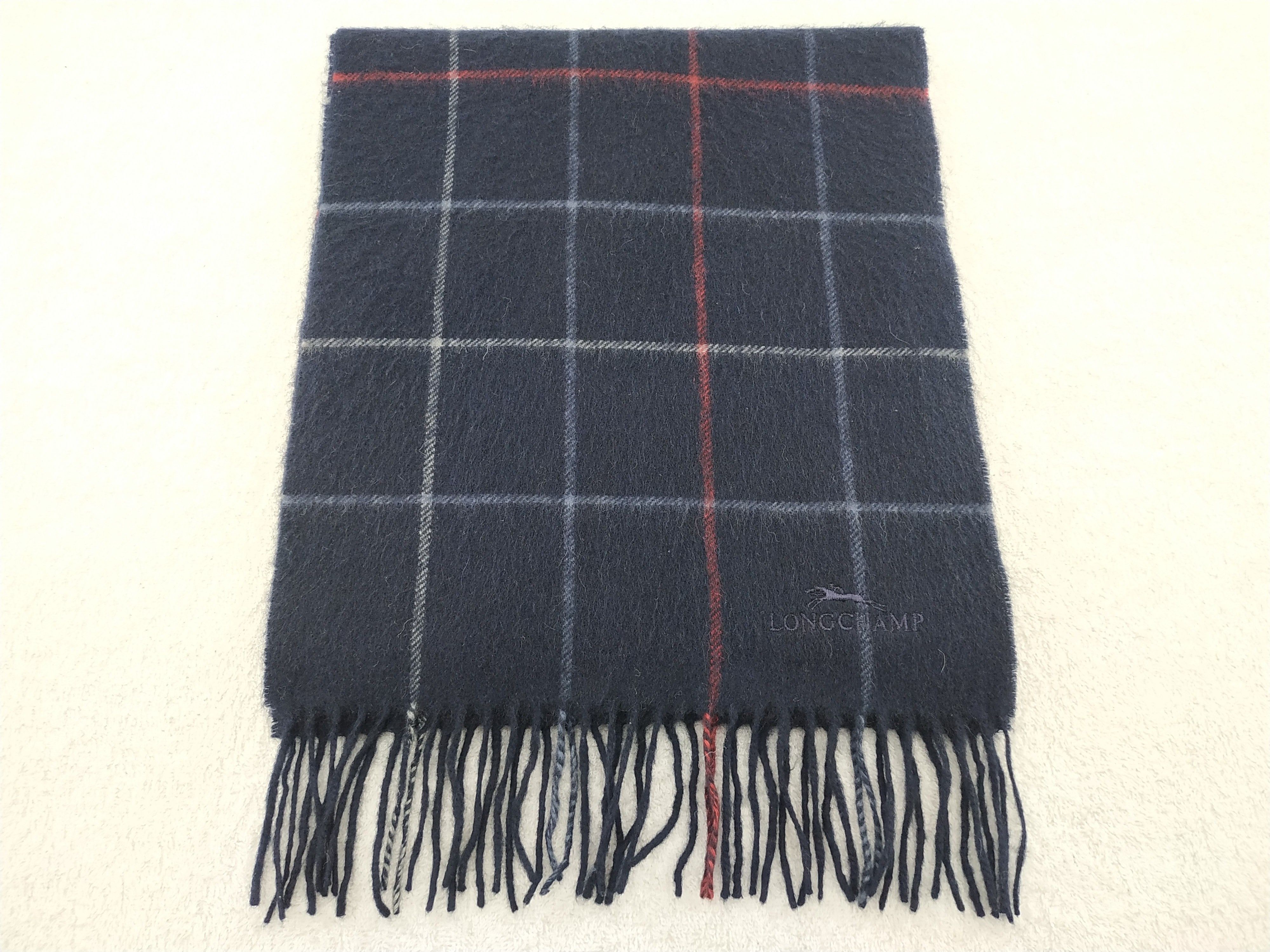 Longchamp Vintage Longchamp Scarf/Muffler/Neckwear MF332 Size ONE SIZE - 1 Thumbnail